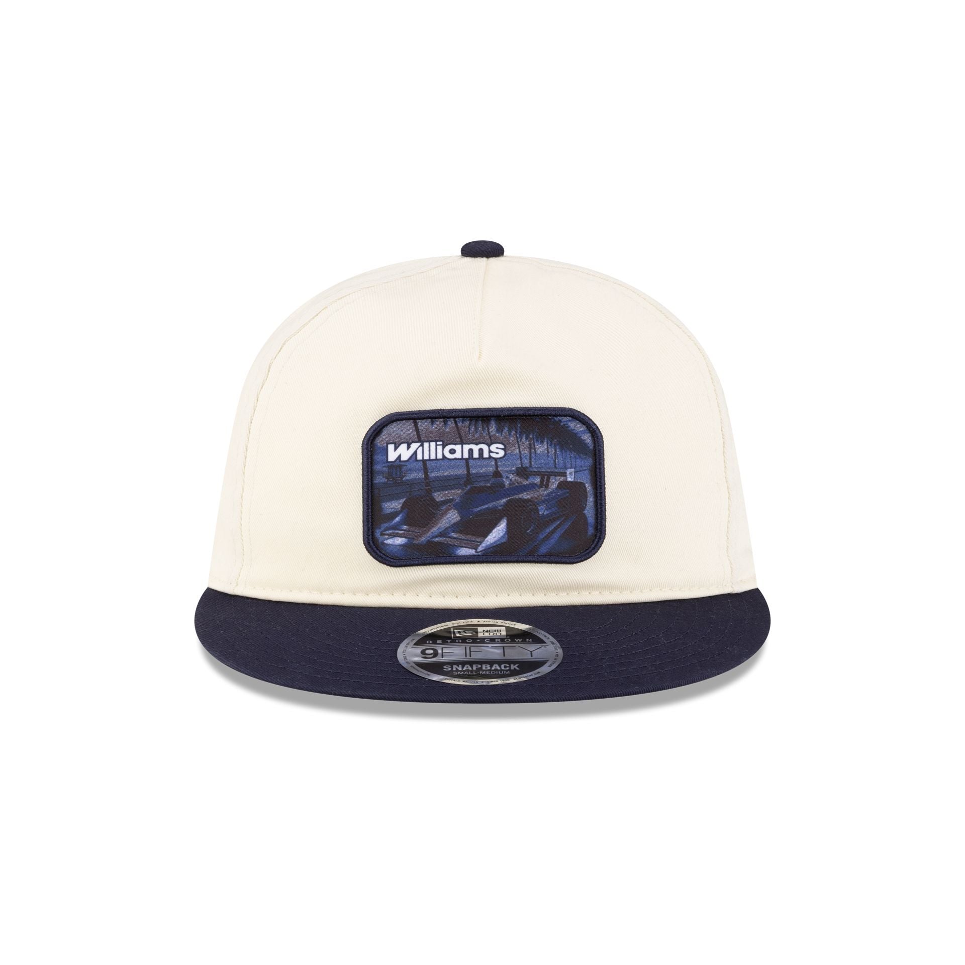 Atlassian Williams F1 Team New Wave Retro Crown 9FIFTY Snapback Hat - Image 2