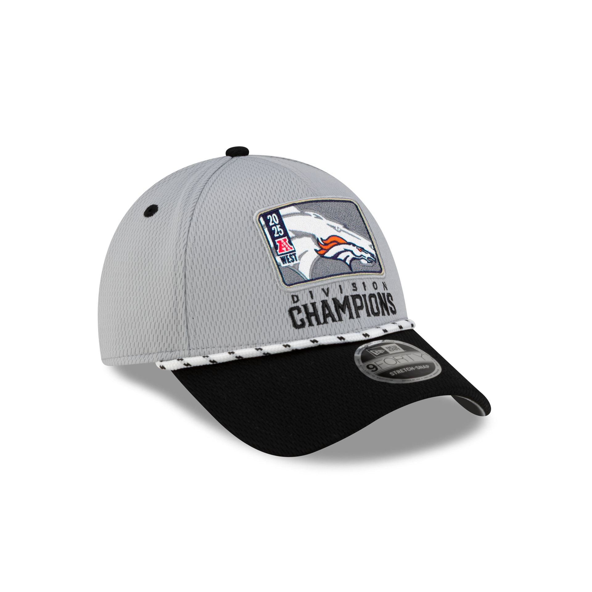 Denver Broncos 2025 Division Champion Locker Room 9FORTY Stretch-Snap - Image 3