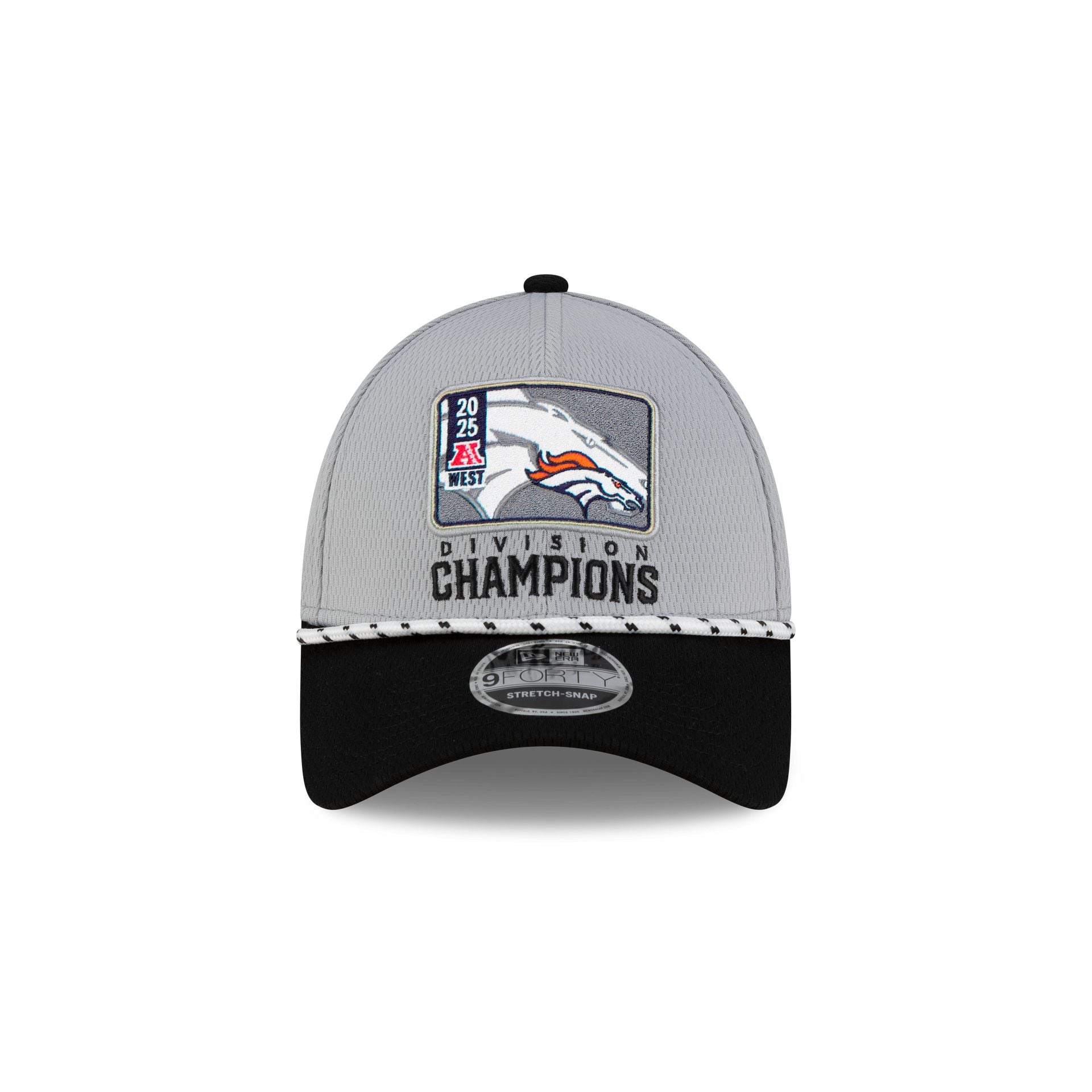 Denver Broncos 2025 Division Champion Locker Room 9FORTY Stretch-Snap - Image 2