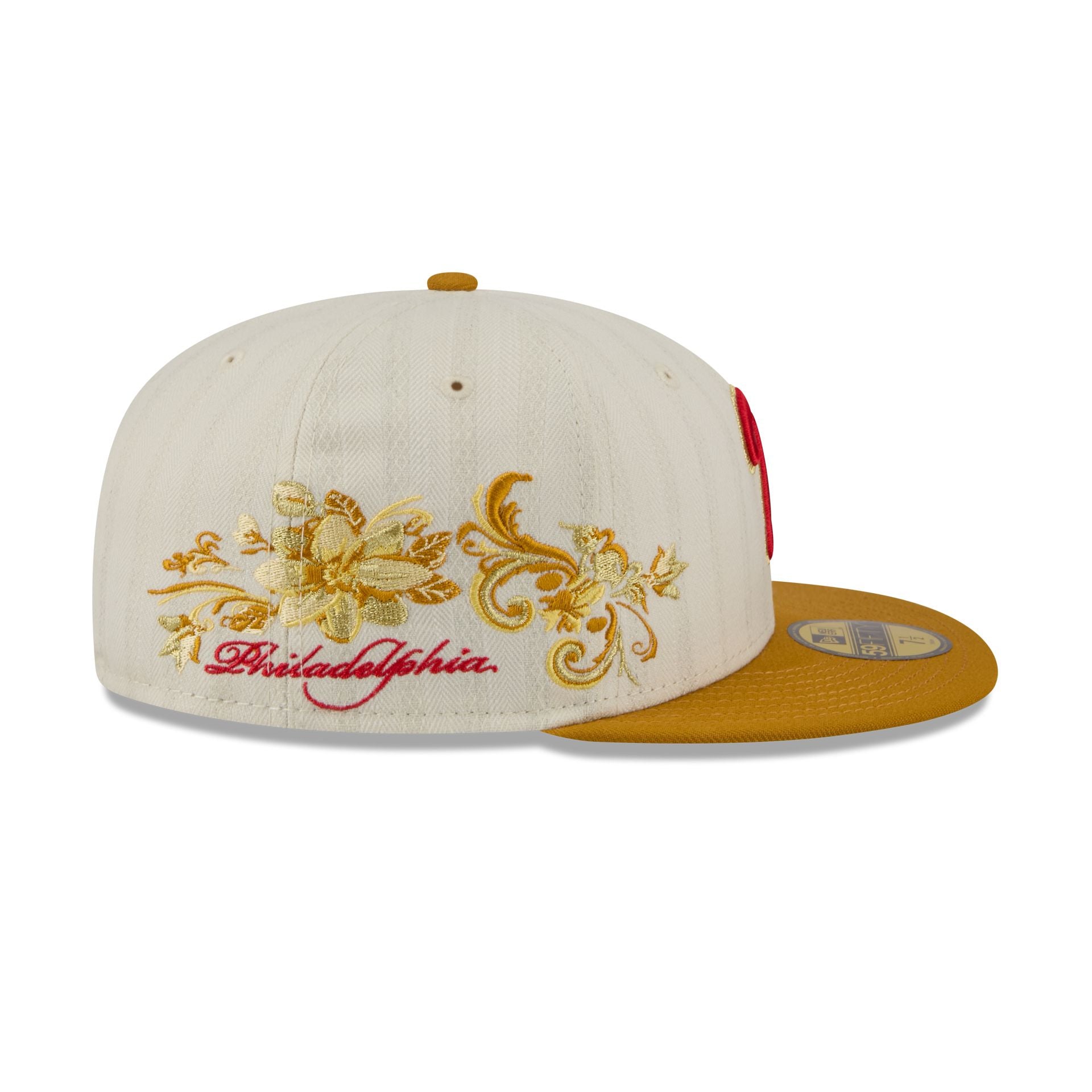 Philadelphia Phillies Chrome Herringbone 59FIFTY Fitted Hat - Image 4
