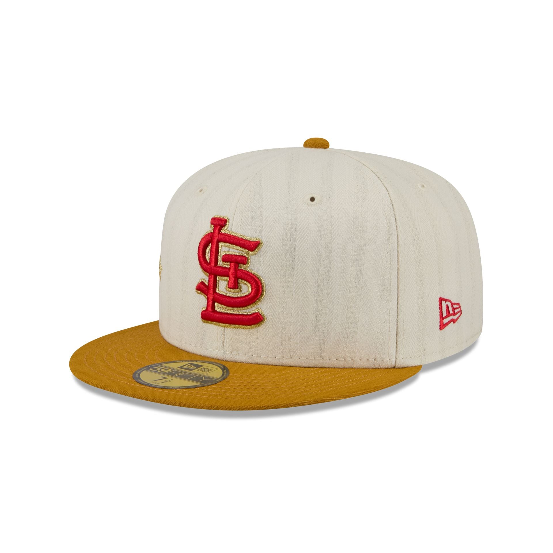 St. Louis Cardinals Chrome Herringbone 59FIFTY Fitted Hat - Image 3