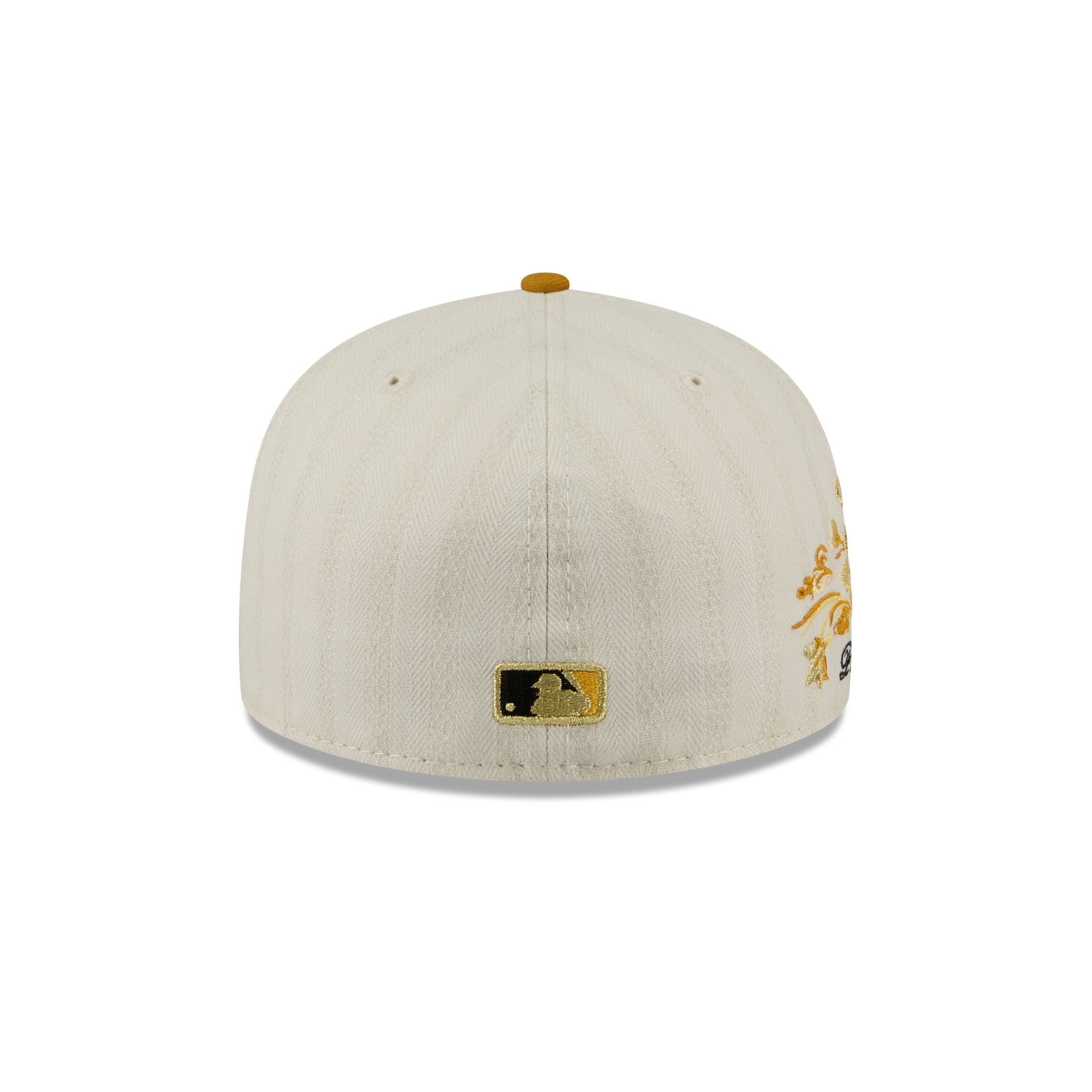 Pittsburgh Pirates Chrome Herringbone 59FIFTY Fitted Hat - Image 6