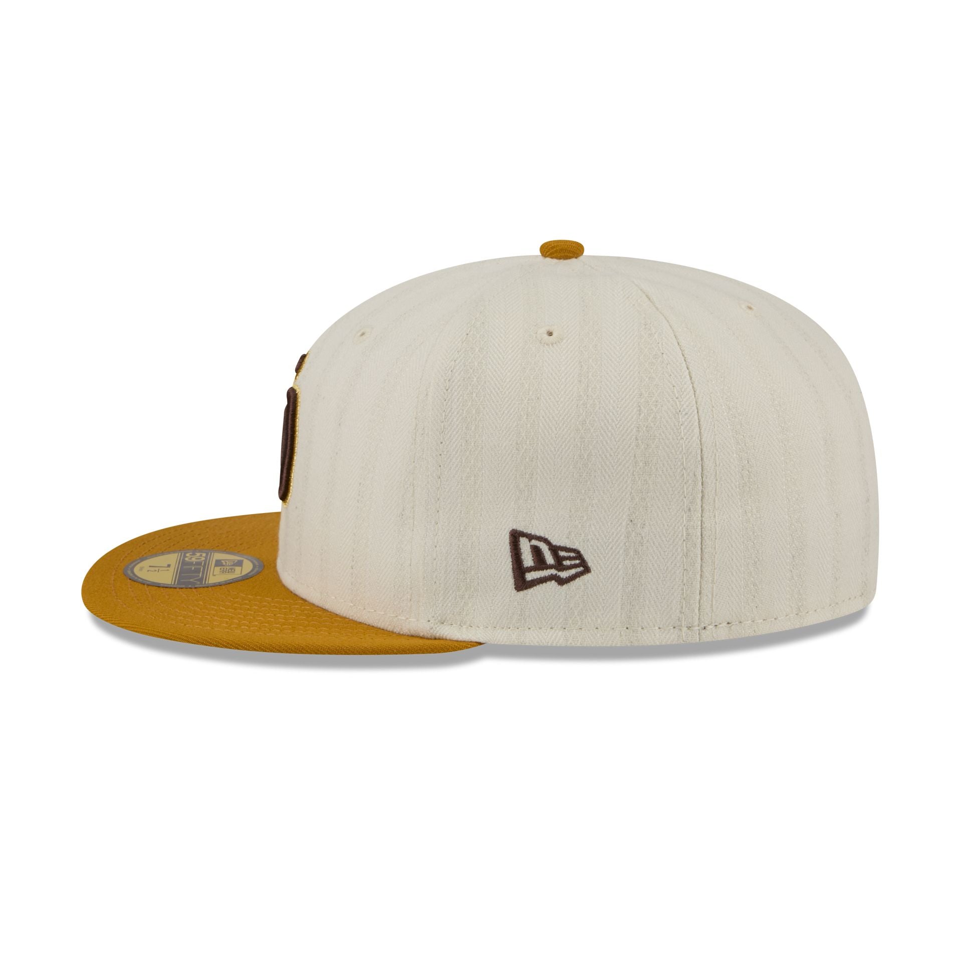 San Diego Padres Chrome Herringbone 59FIFTY Fitted Hat - Image 5