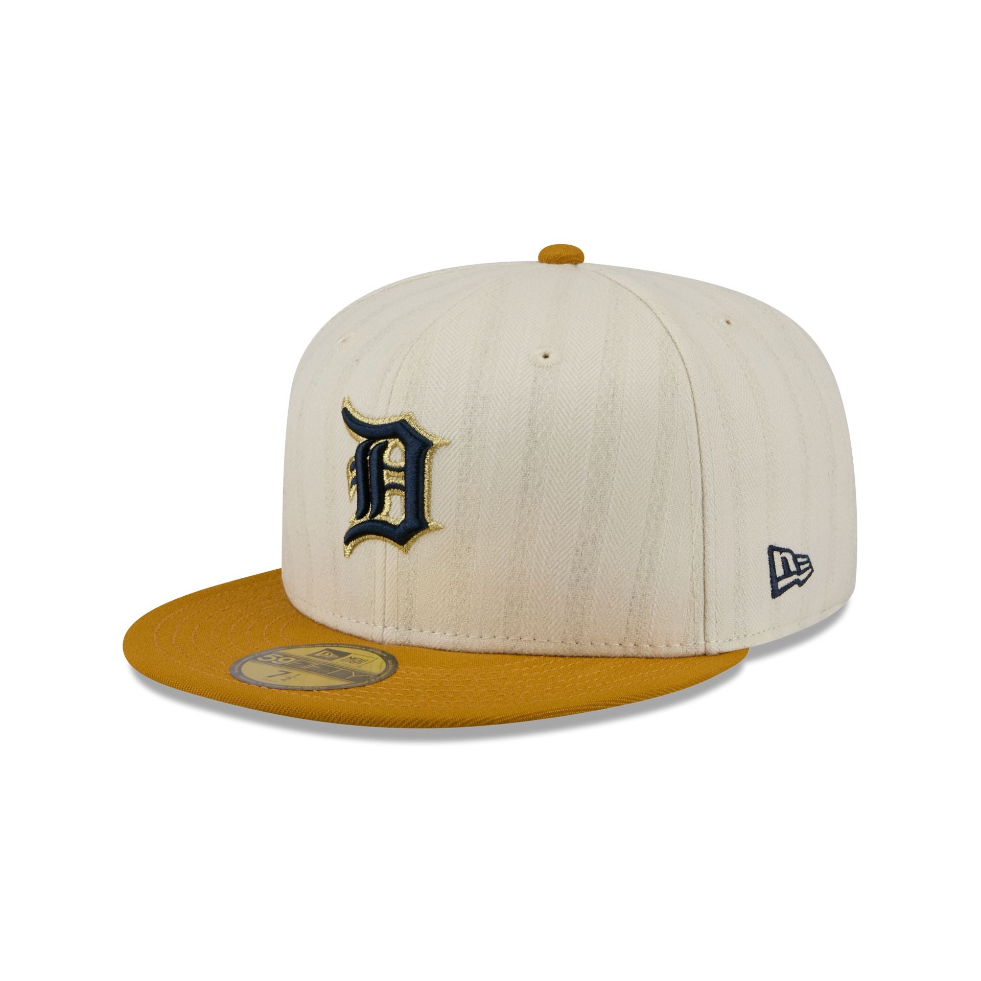 Detroit Tigers Chrome Herringbone 59FIFTY Fitted Hat - Image 3