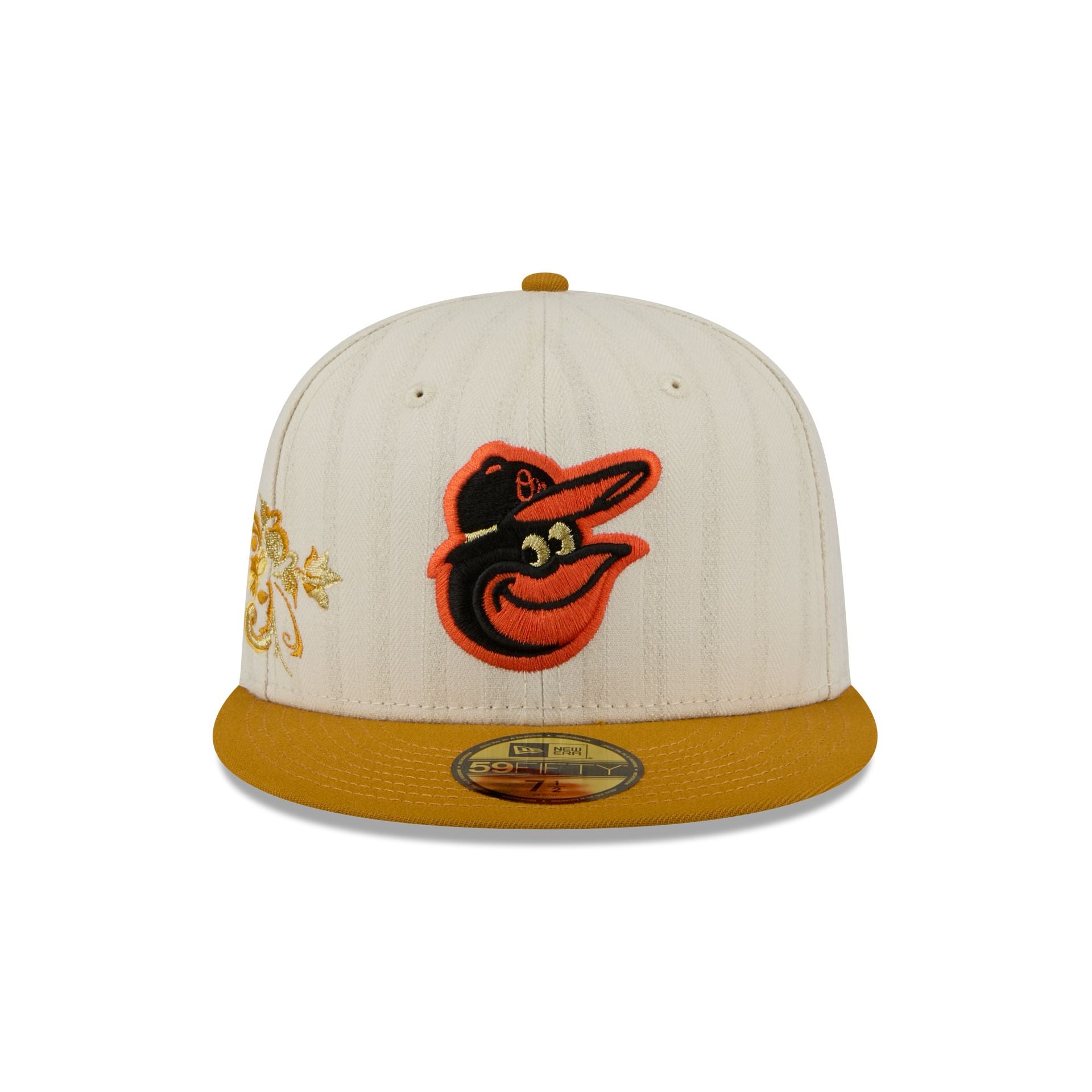 Baltimore Orioles Chrome Herringbone 59FIFTY Fitted Hat - Image 2