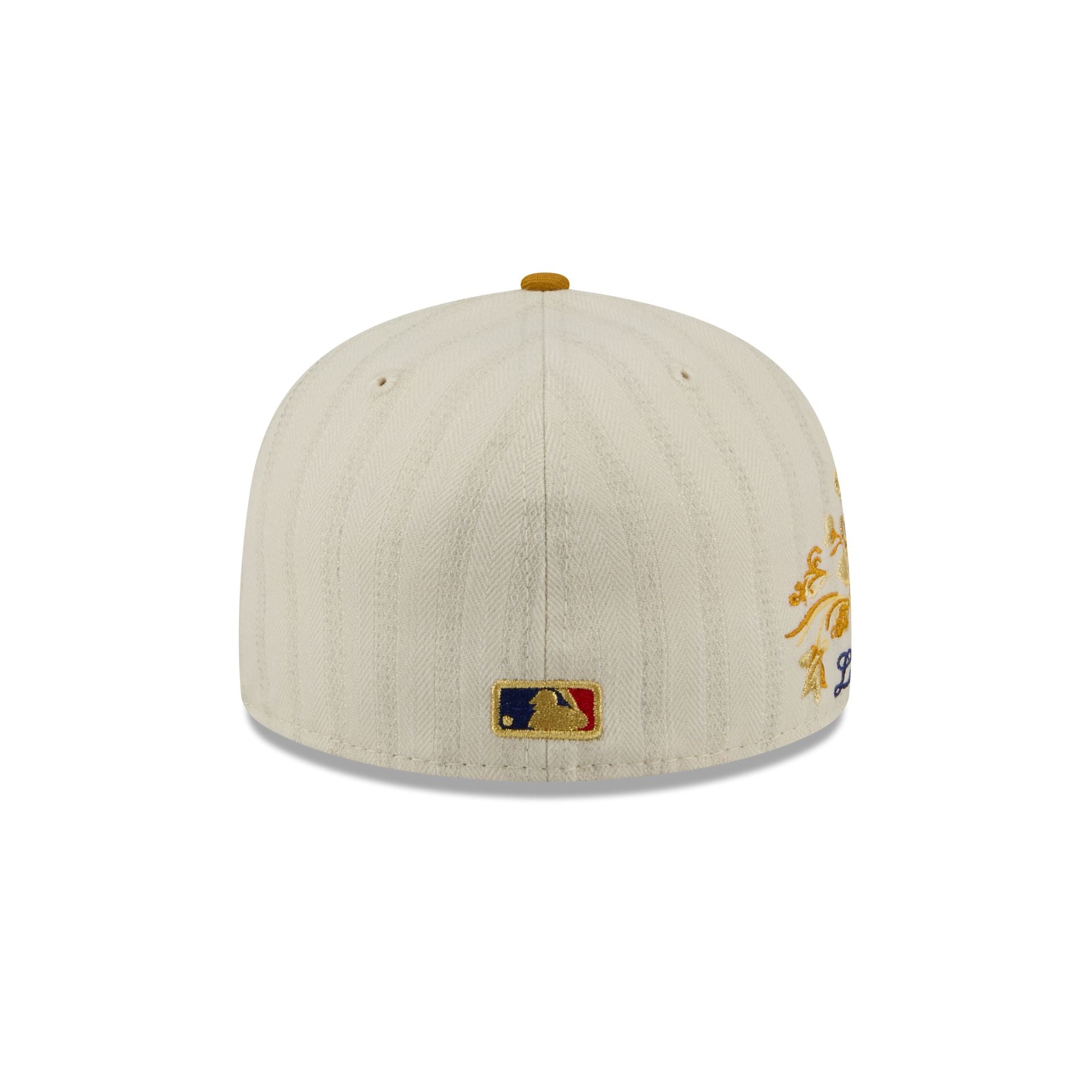 Los Angeles Dodgers Chrome Herringbone 59FIFTY Fitted Hat - Image 6