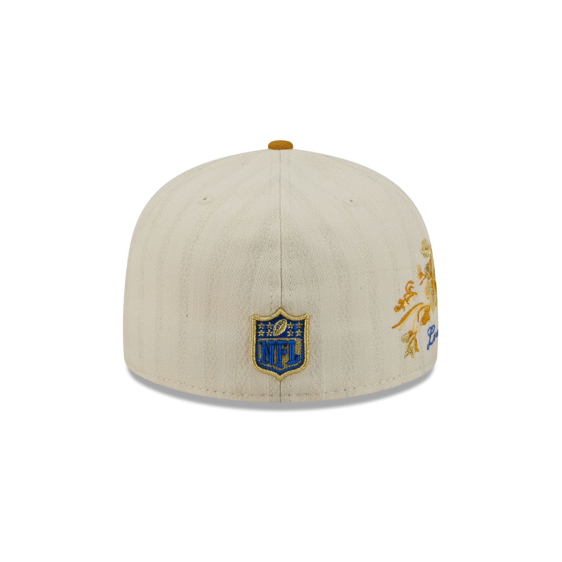 Los Angeles Rams Chrome Herringbone 59FIFTY Fitted Hat - Image 6