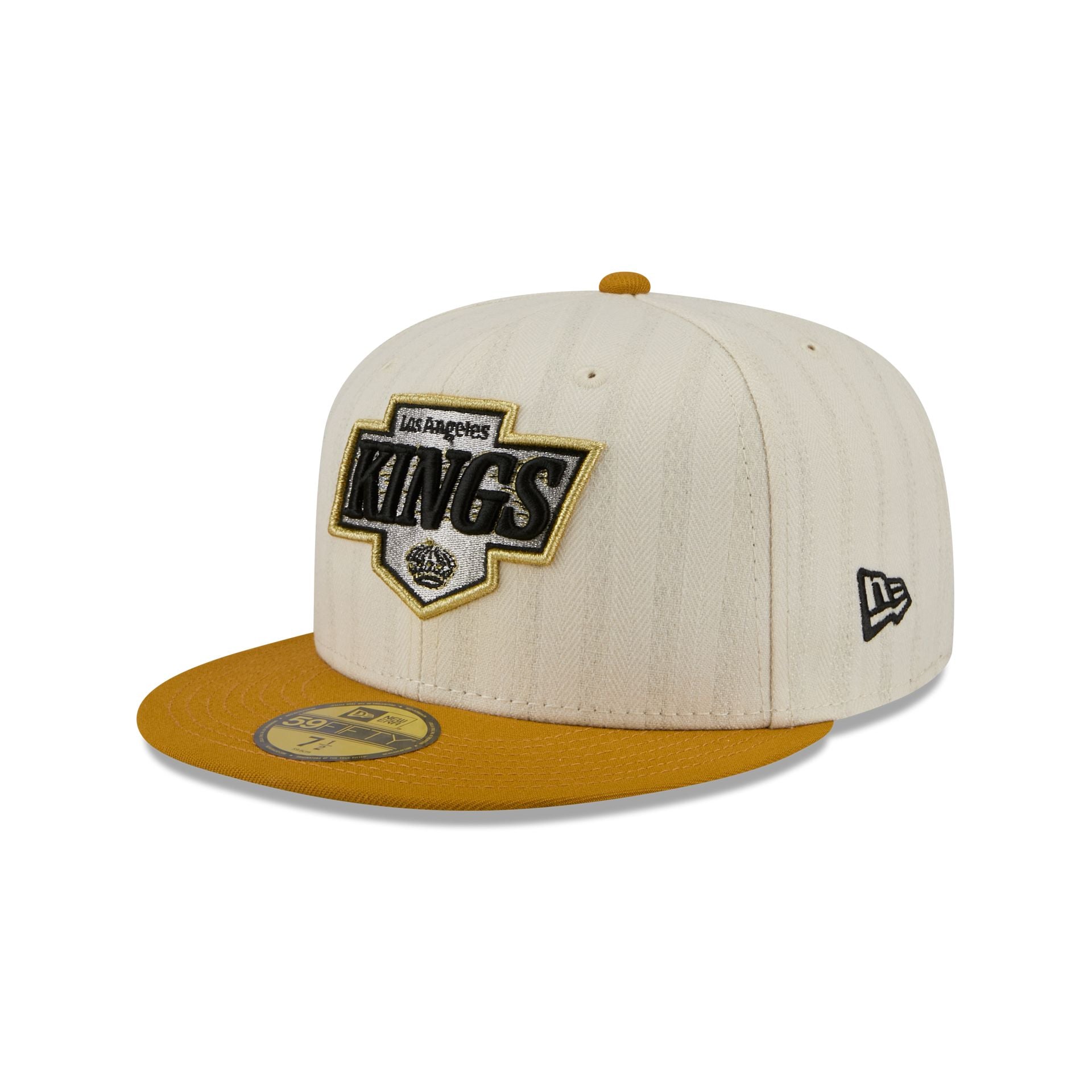 Los Angeles Kings Chrome Herringbone 59FIFTY Fitted Hat - Image 3