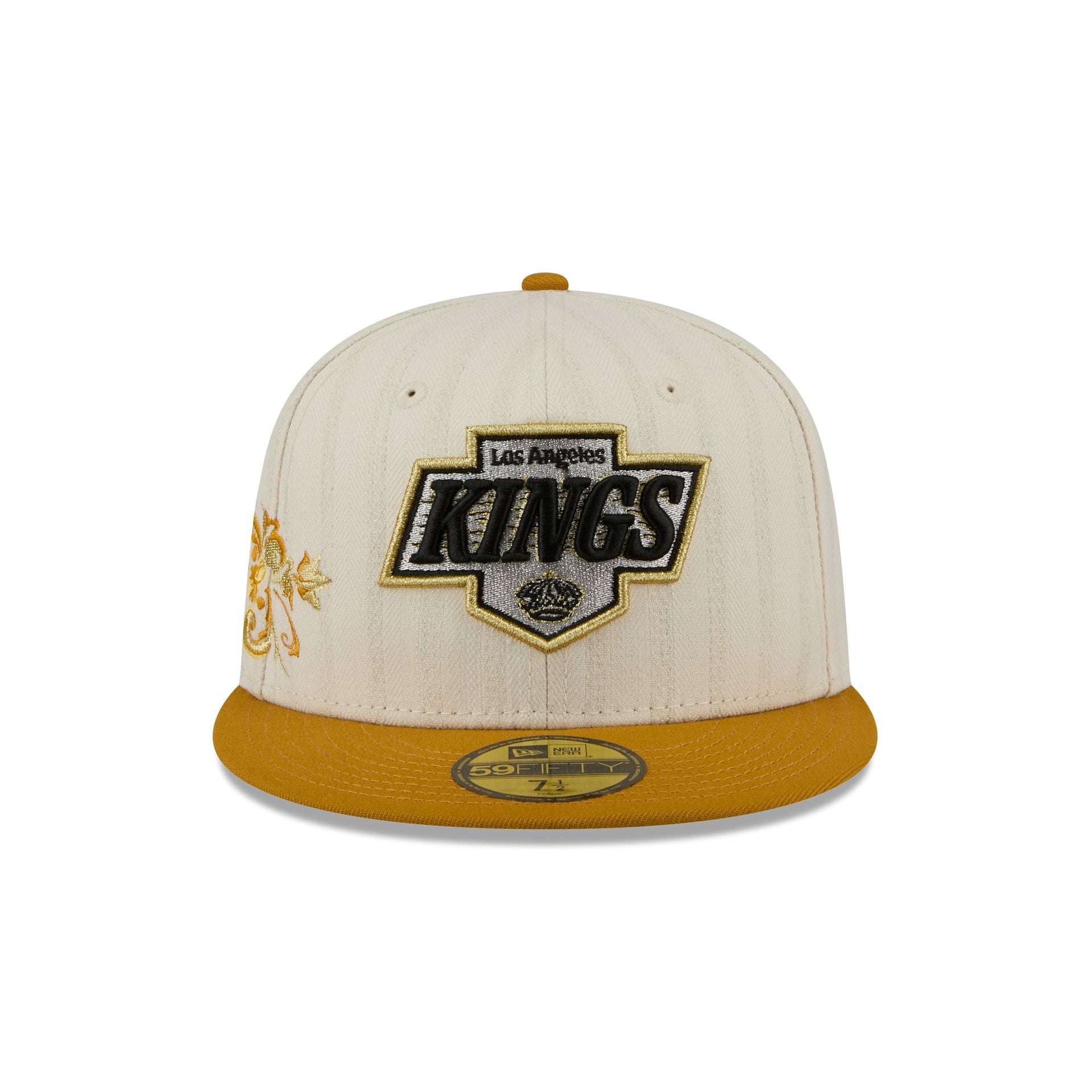 Los Angeles Kings Chrome Herringbone 59FIFTY Fitted Hat - Image 2