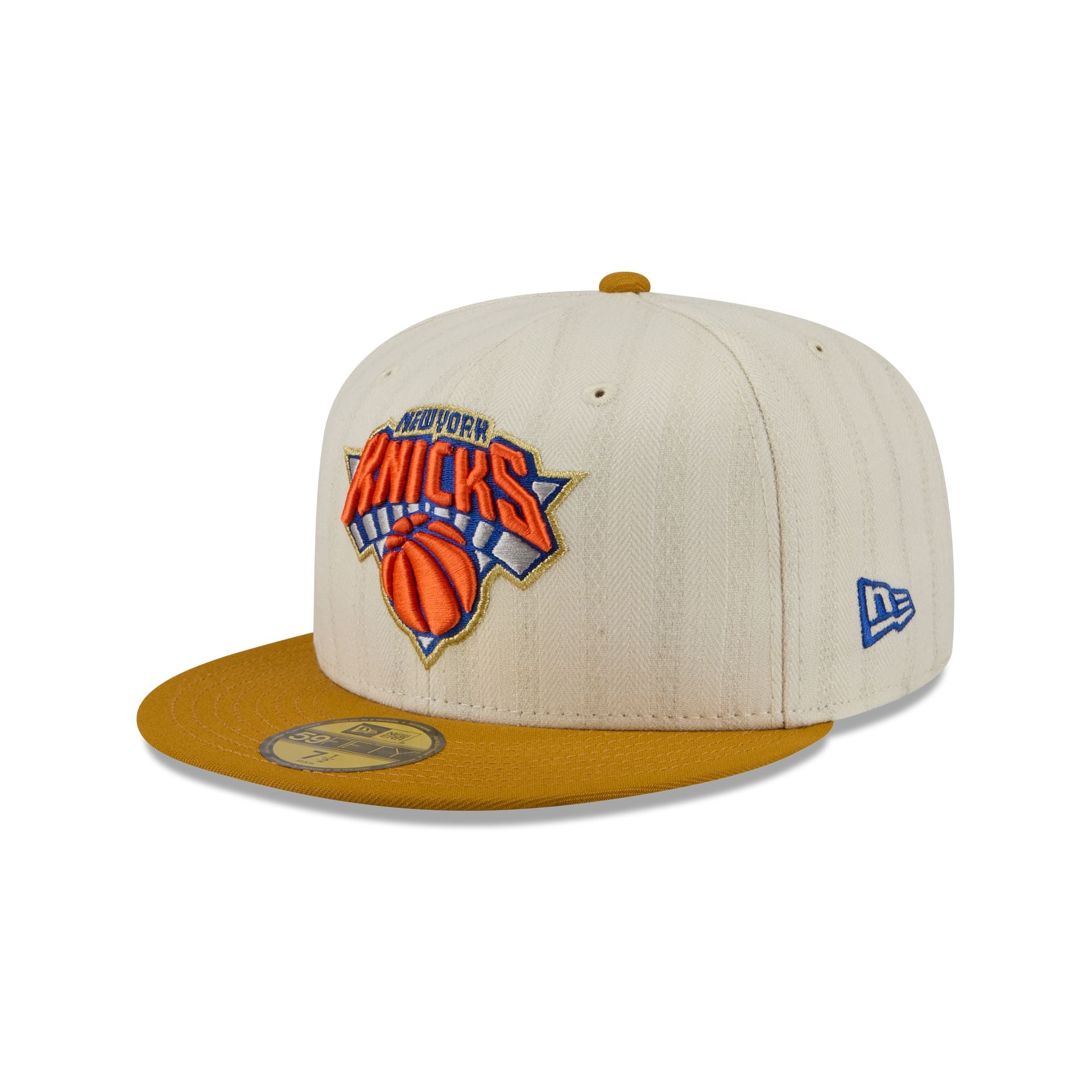 New York Knicks Chrome Herringbone 59FIFTY Fitted Hat - Image 3