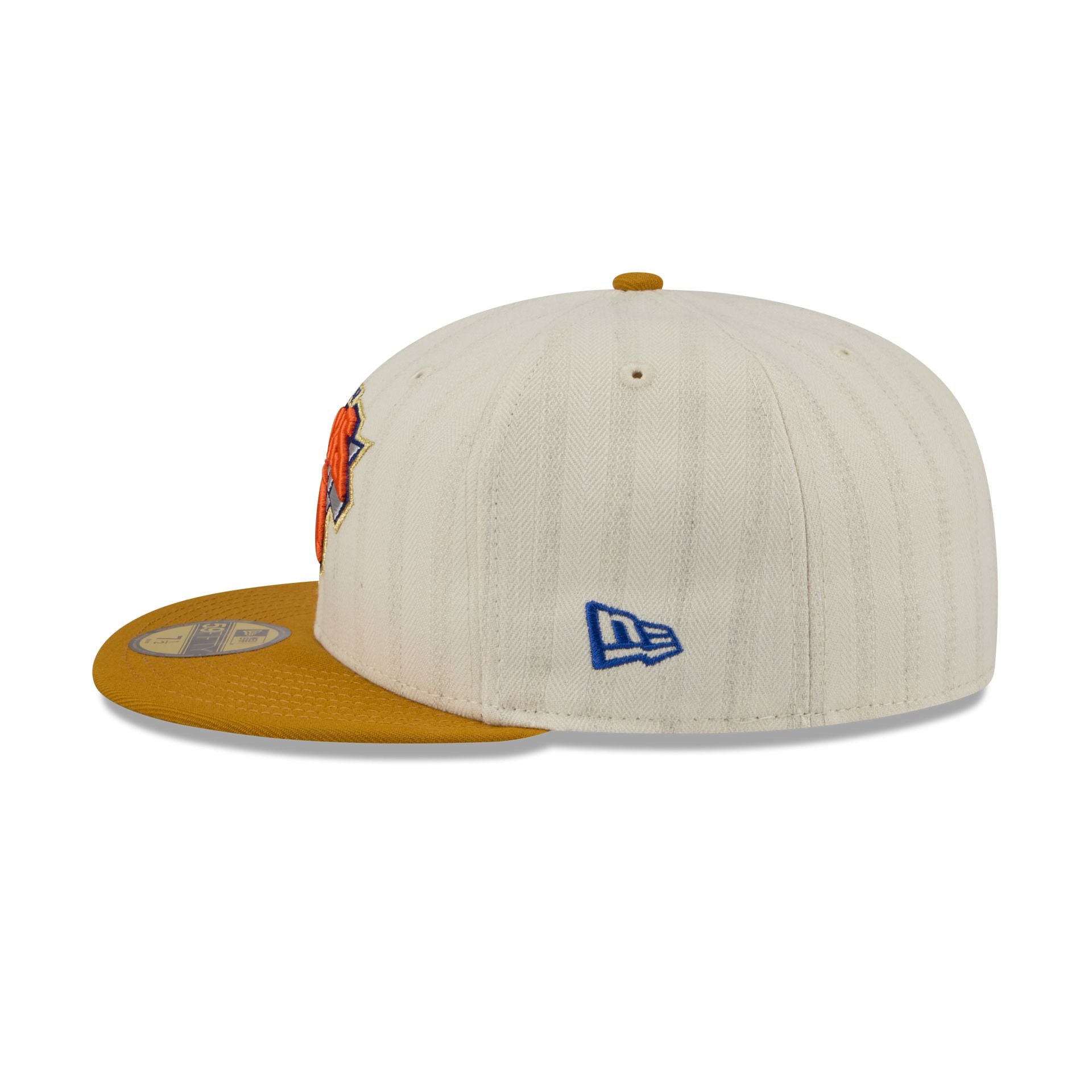 New York Knicks Chrome Herringbone 59FIFTY Fitted Hat - Image 5