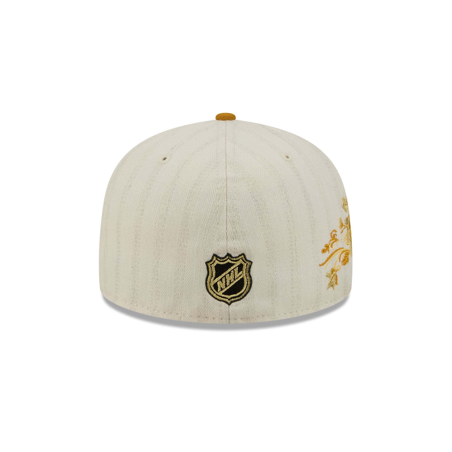 Boston Bruins Chrome Herringbone 59FIFTY Fitted Hat - Image 6
