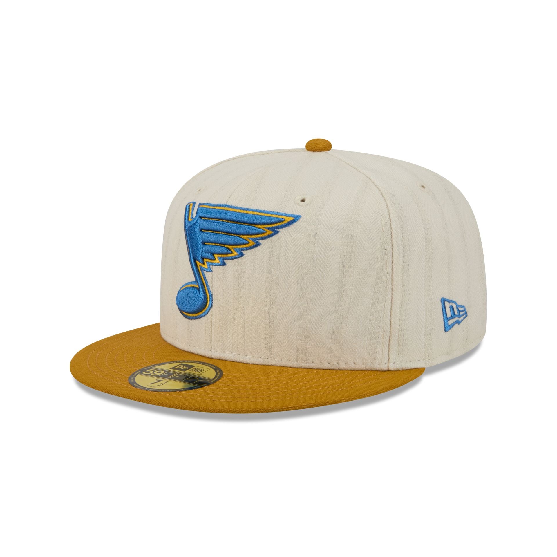 St. Louis Blues Chrome Herringbone 59FIFTY Fitted Hat - Image 3
