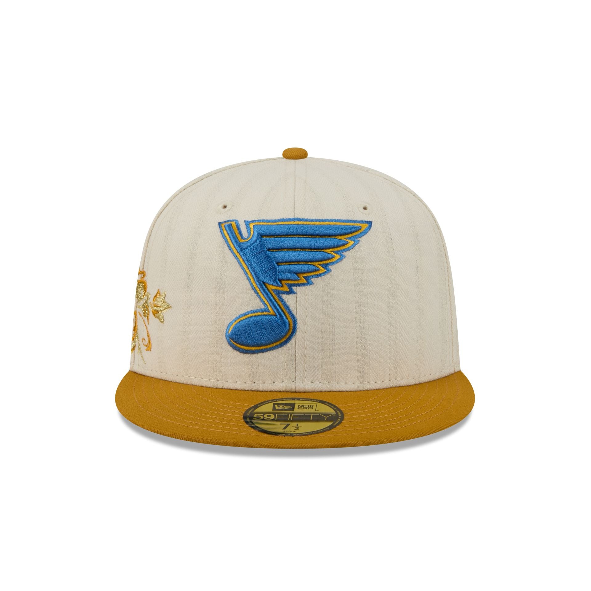 St. Louis Blues Chrome Herringbone 59FIFTY Fitted Hat - Image 2