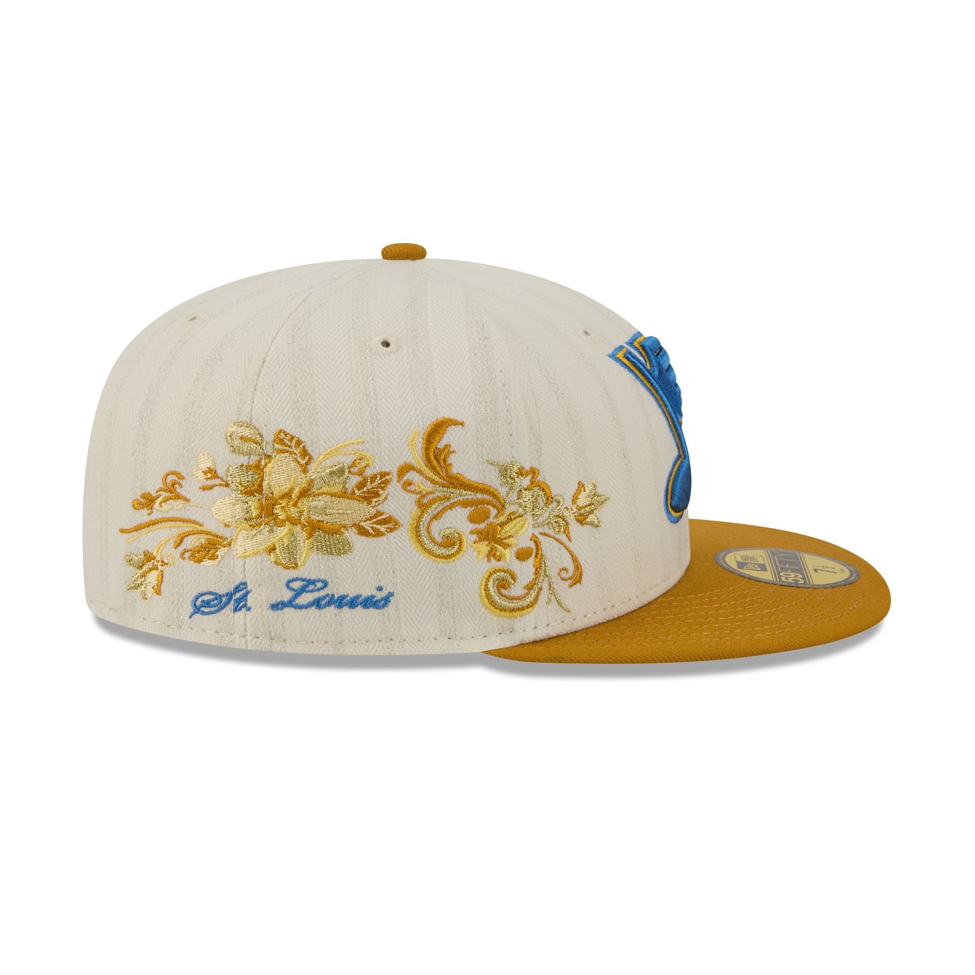 St. Louis Blues Chrome Herringbone 59FIFTY Fitted Hat - Image 4