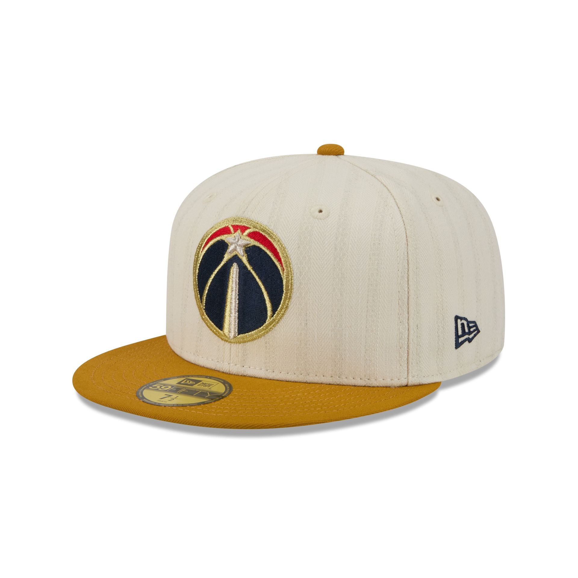 Washington Wizards Chrome Herringbone 59FIFTY Fitted Hat - Image 3
