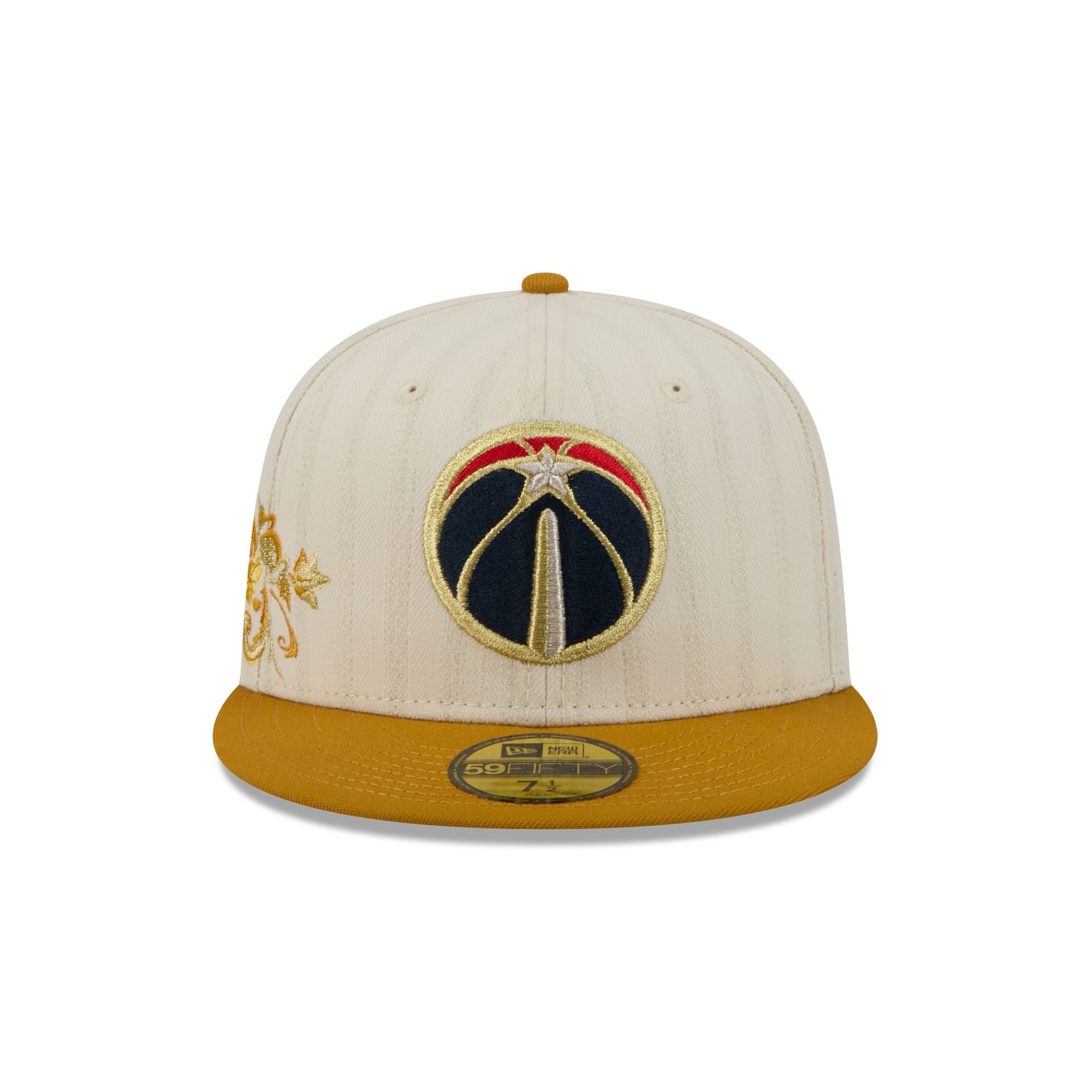 Washington Wizards Chrome Herringbone 59FIFTY Fitted Hat - Image 2