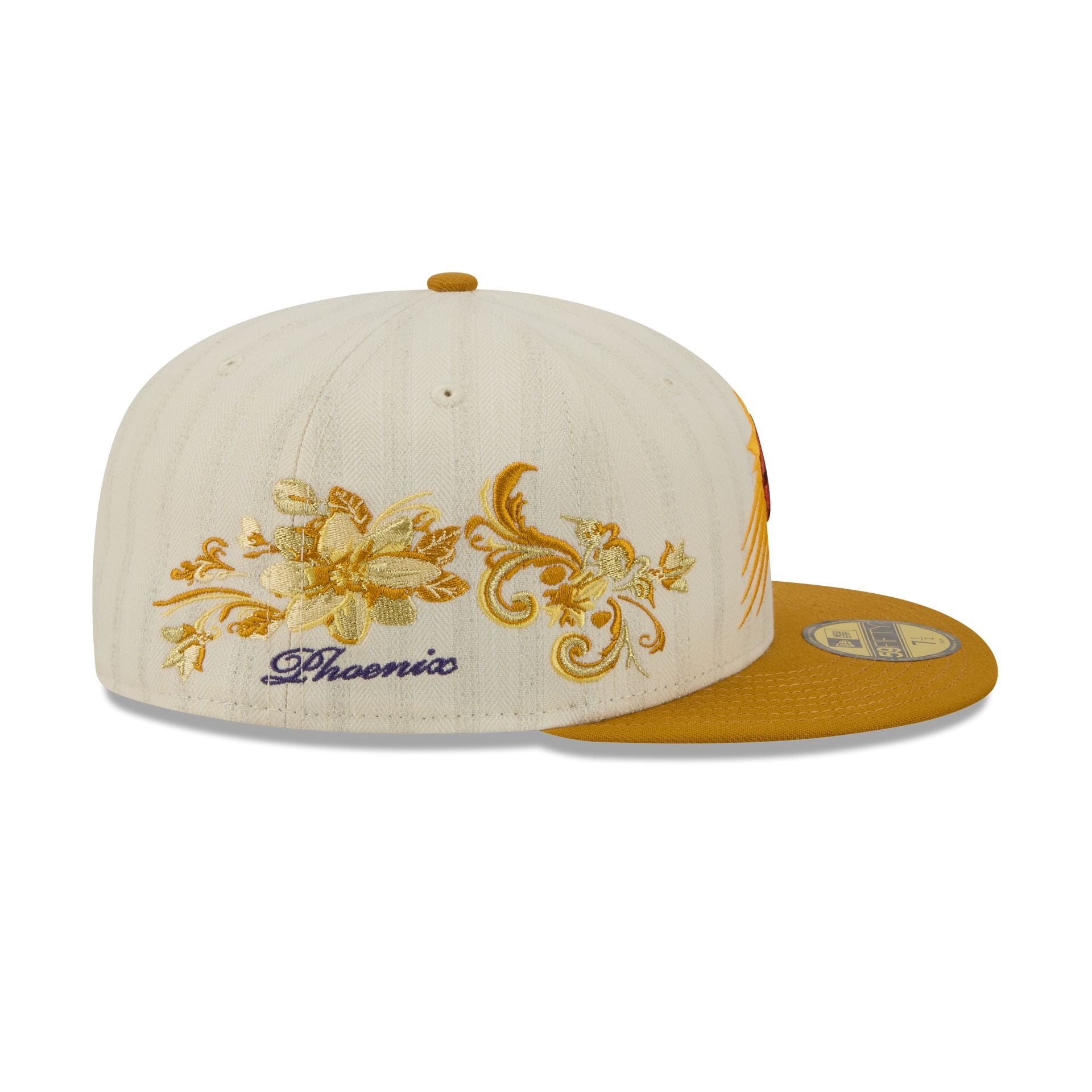 Phoenix Suns Chrome Herringbone 59FIFTY Fitted Hat - Image 4