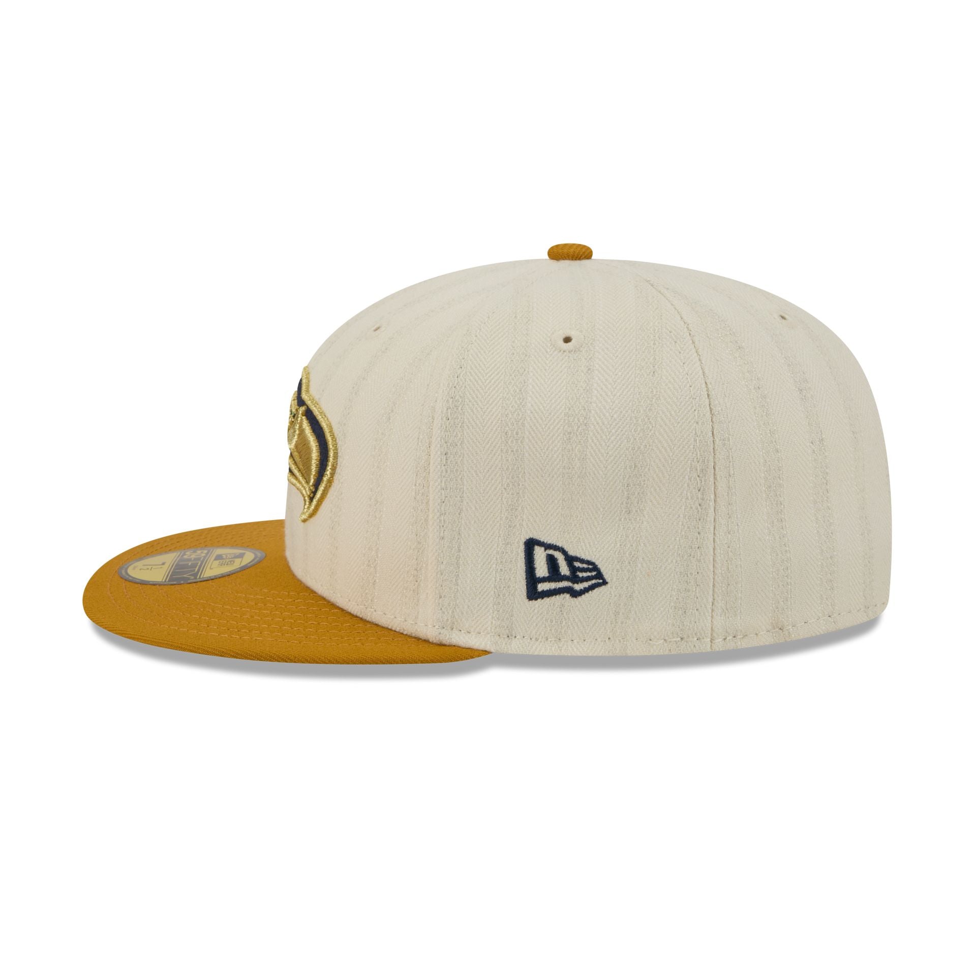 Seattle Seahawks Chrome Herringbone 59FIFTY Fitted Hat - Image 5