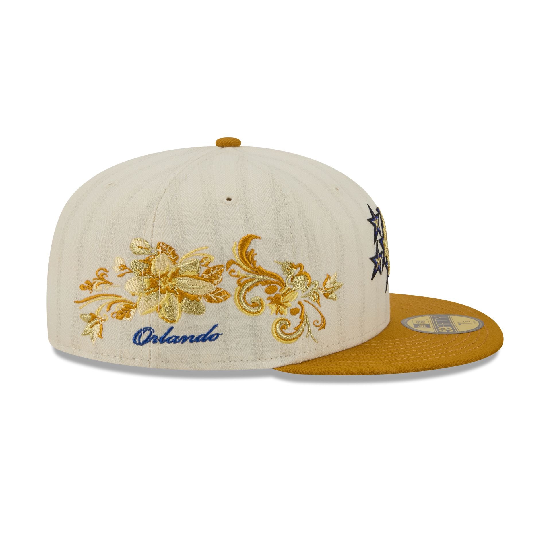 Orlando Magic Chrome Herringbone 59FIFTY Fitted Hat - Image 4