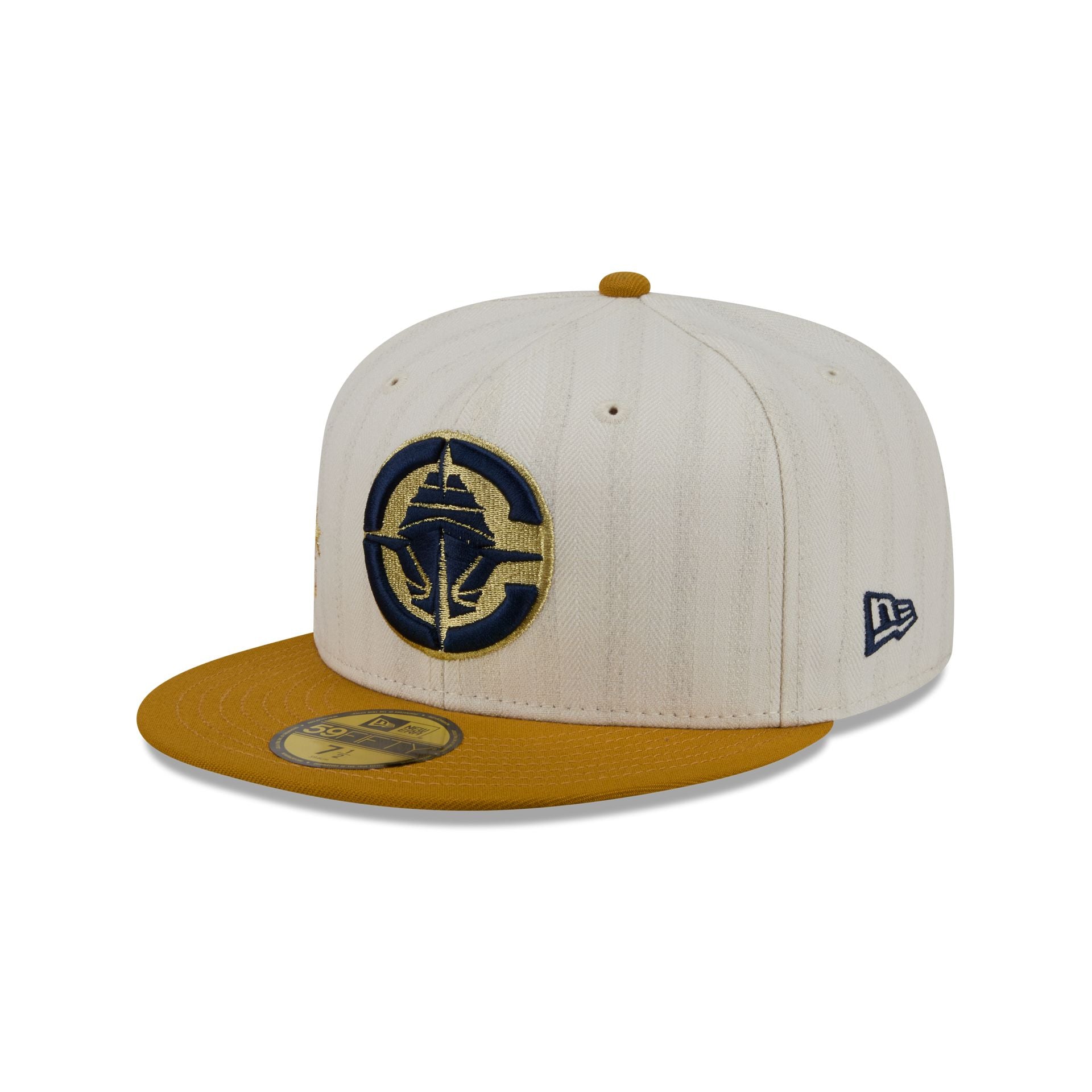 Los Angeles Clippers Chrome Herringbone 59FIFTY Fitted Hat - Image 3