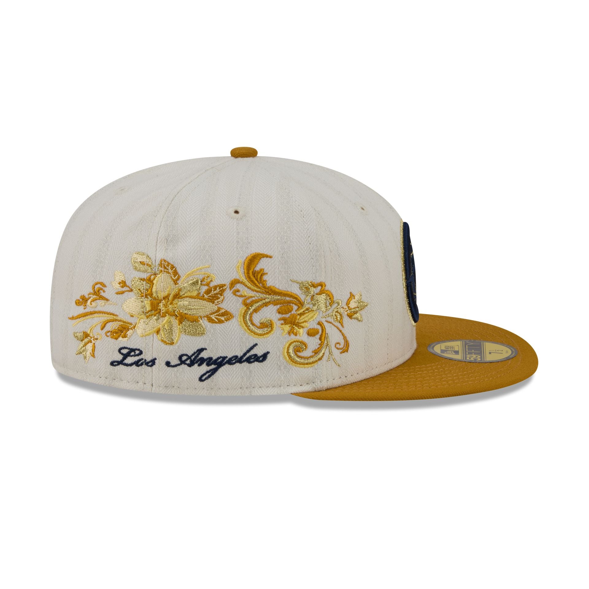 Los Angeles Clippers Chrome Herringbone 59FIFTY Fitted Hat - Image 4