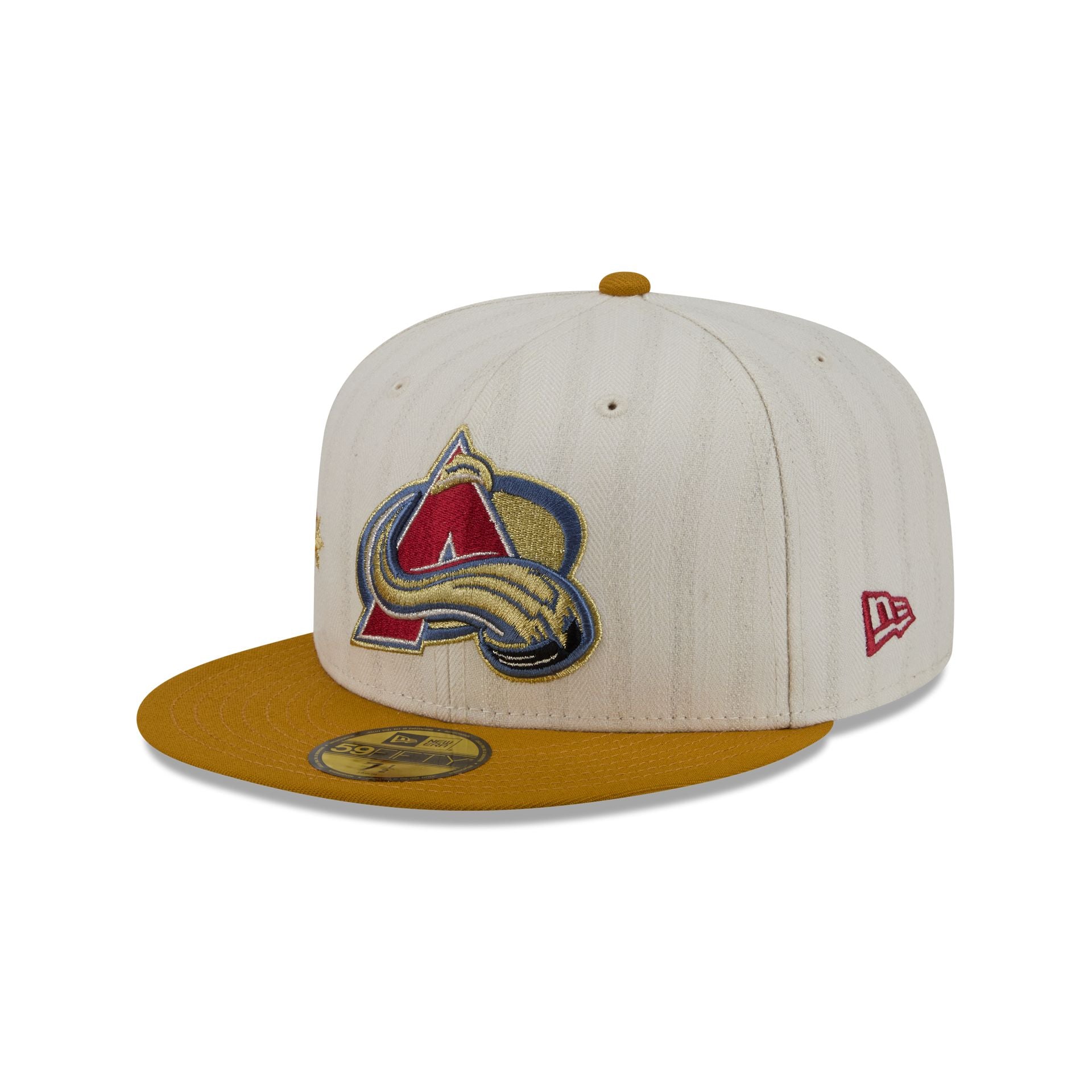 Colorado Avalanche Chrome Herringbone 59FIFTY Fitted Hat - Image 3