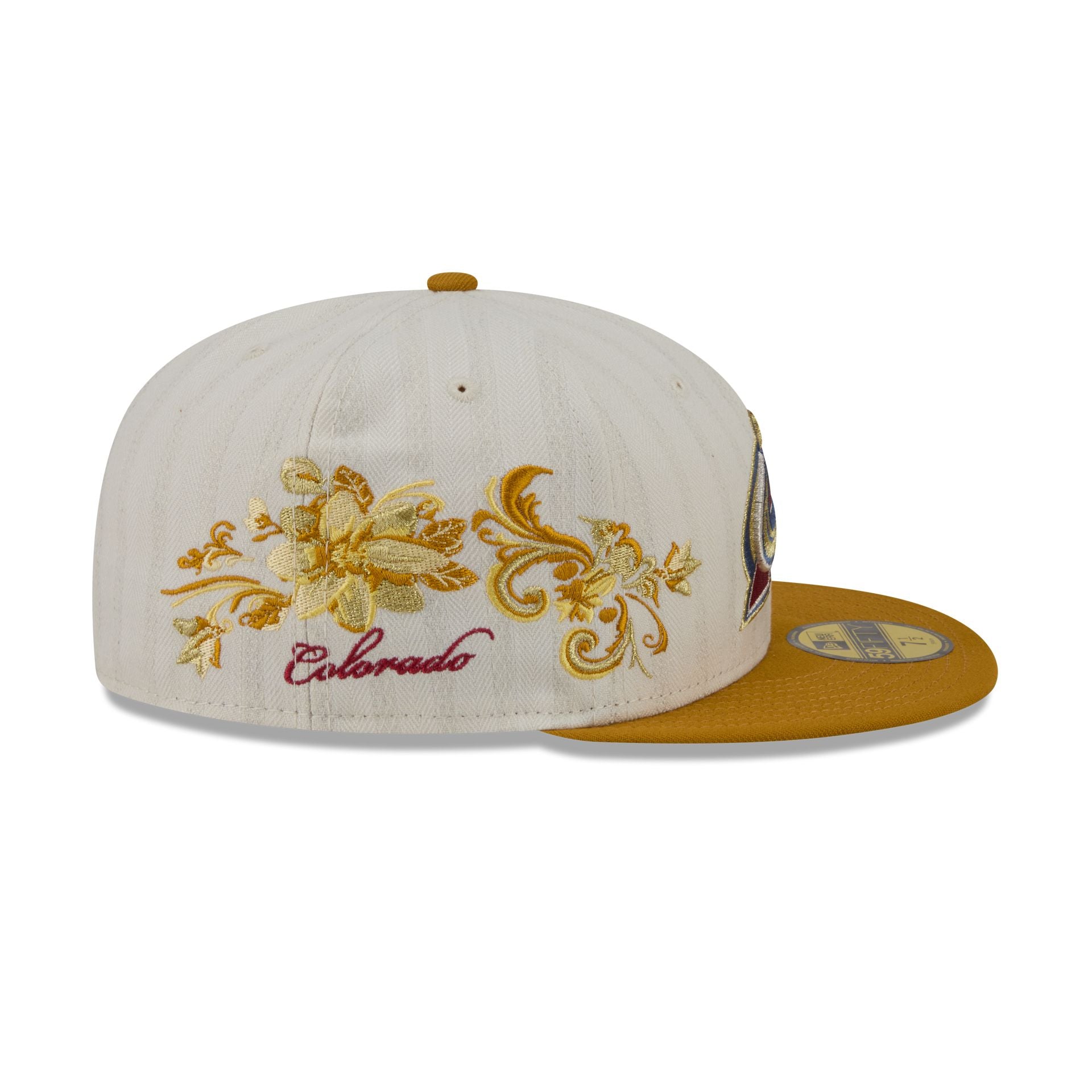 Colorado Avalanche Chrome Herringbone 59FIFTY Fitted Hat - Image 4