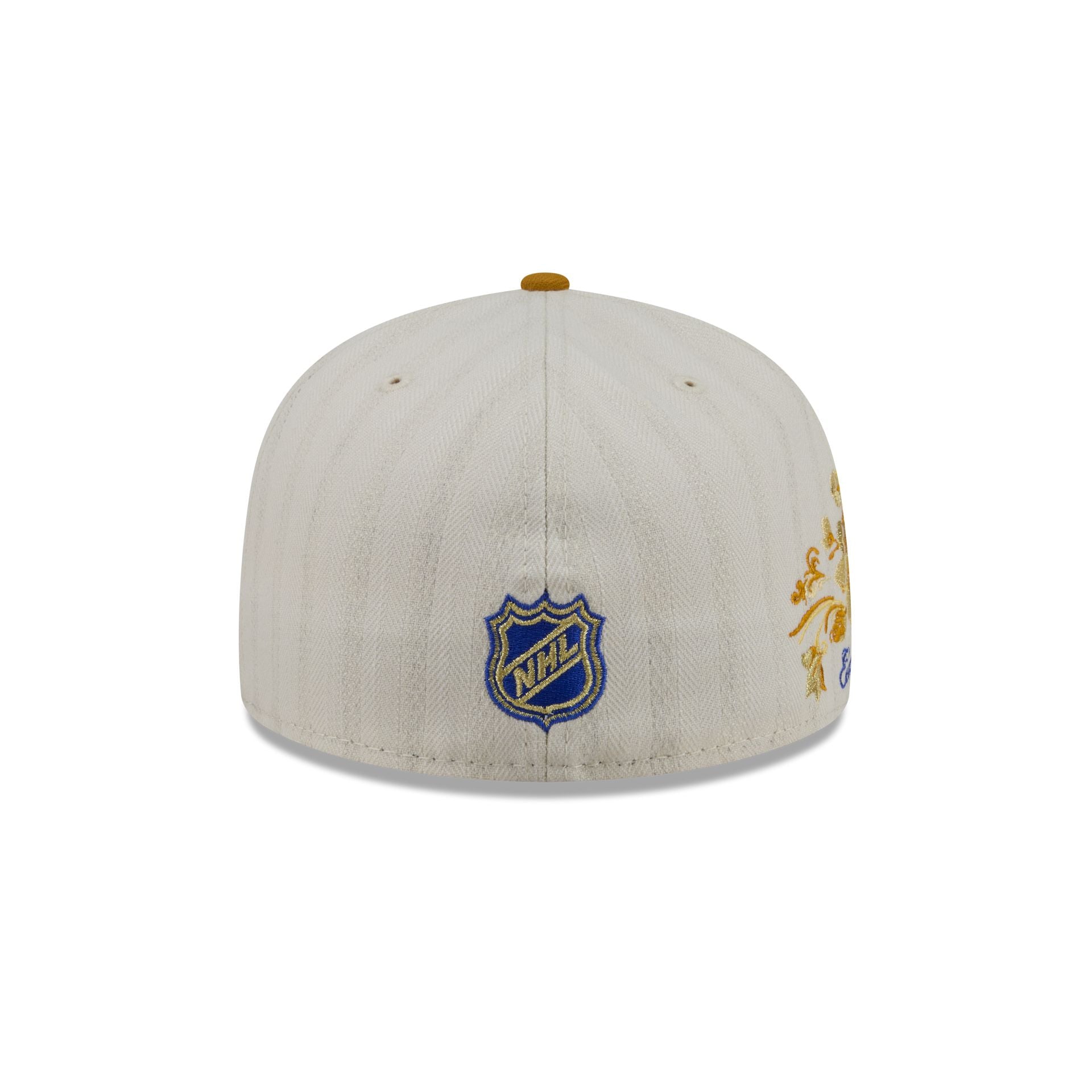 Edmonton Oilers Chrome Herringbone 59FIFTY Fitted Hat - Image 6