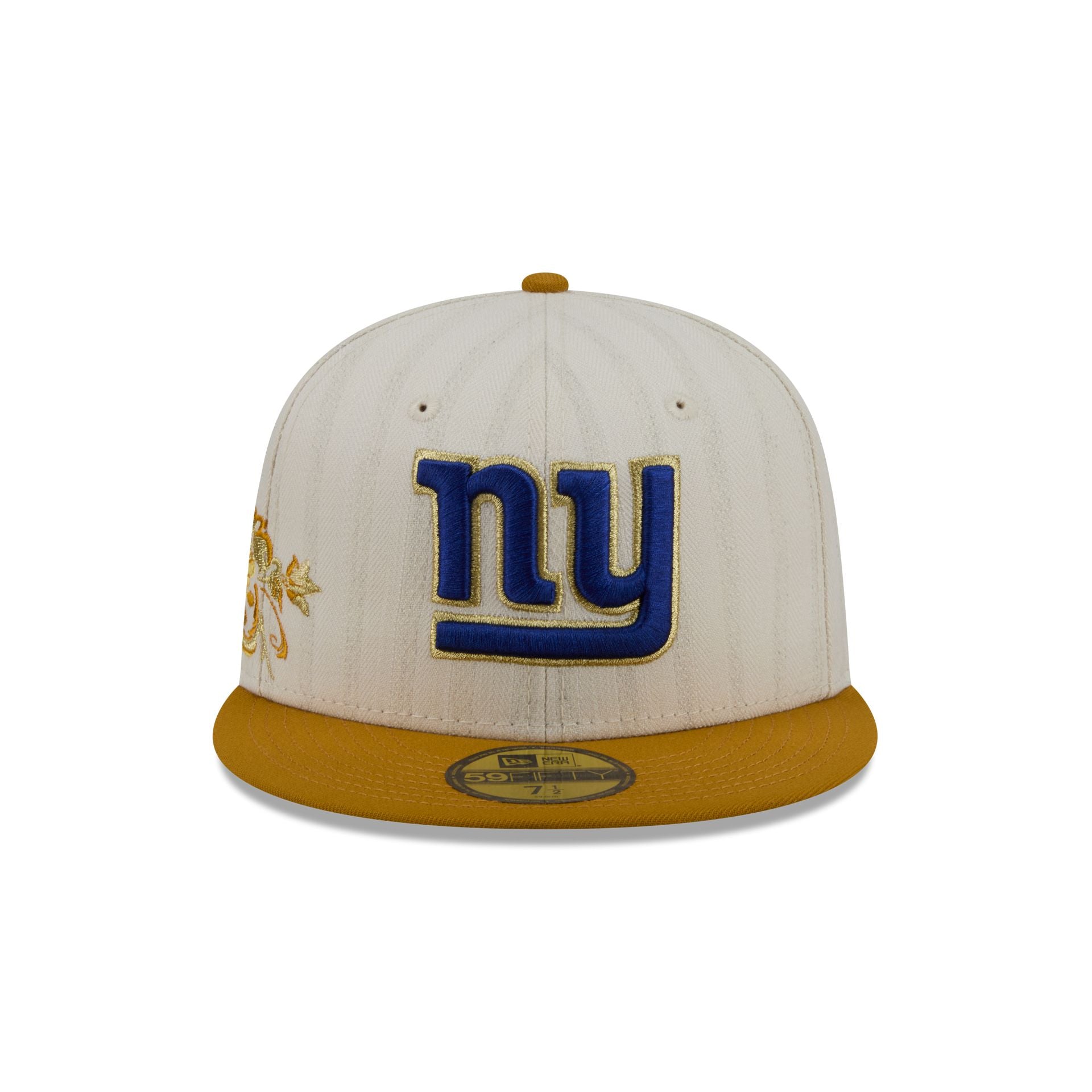 New York Giants Chrome Herringbone 59FIFTY Fitted Hat - Image 2
