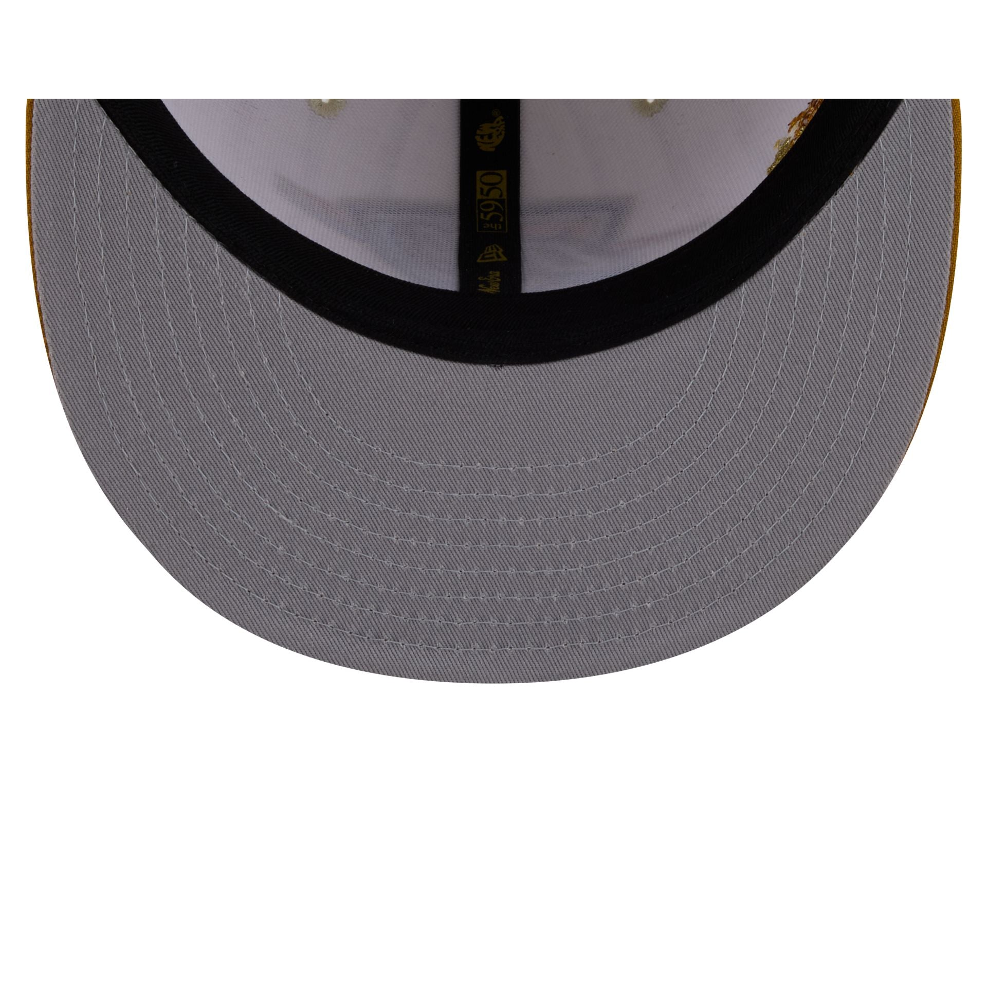 Oklahoma City Thunder Chrome Herringbone 59FIFTY Fitted Hat - Image 7