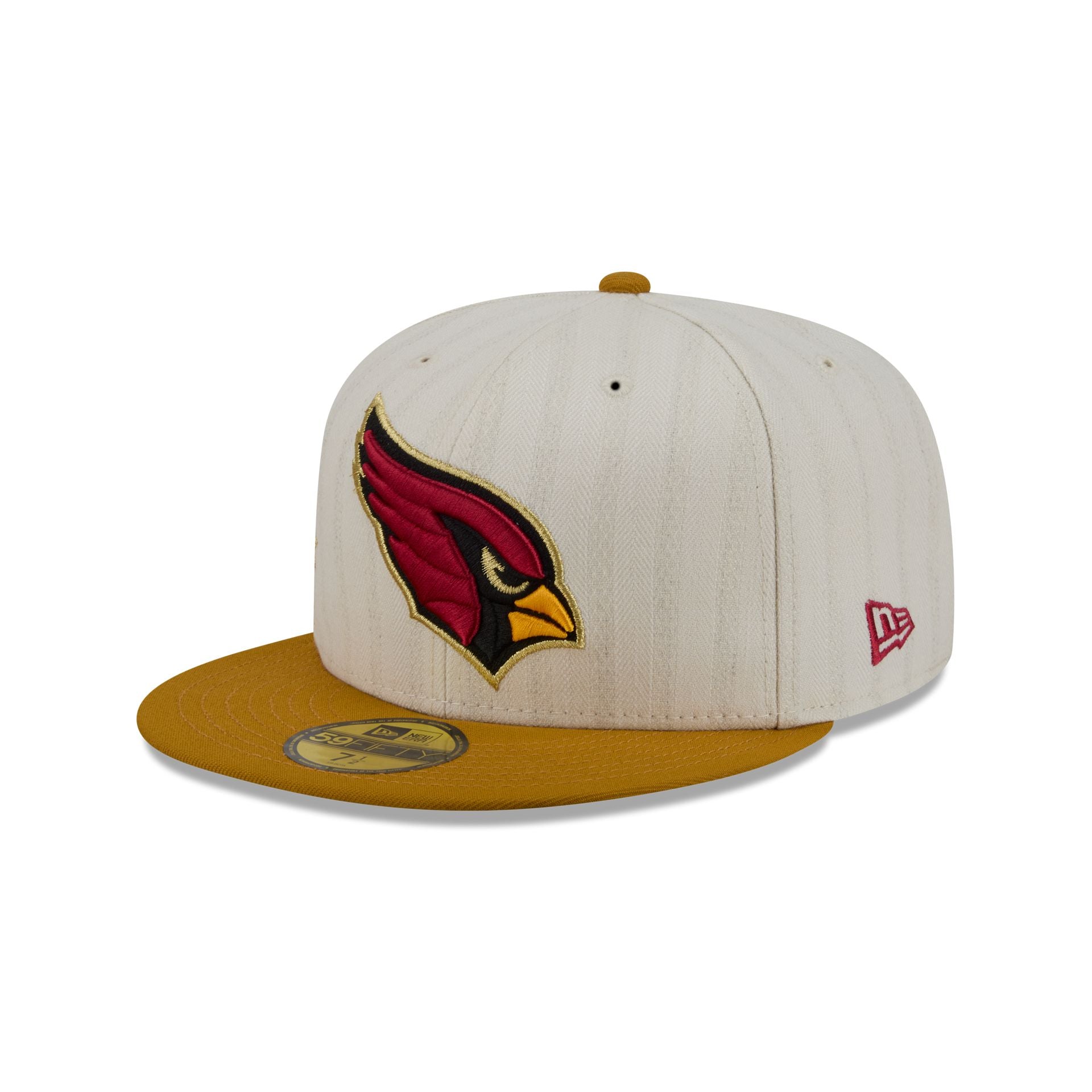 Arizona Cardinals Chrome Herringbone 59FIFTY Fitted Hat - Image 3