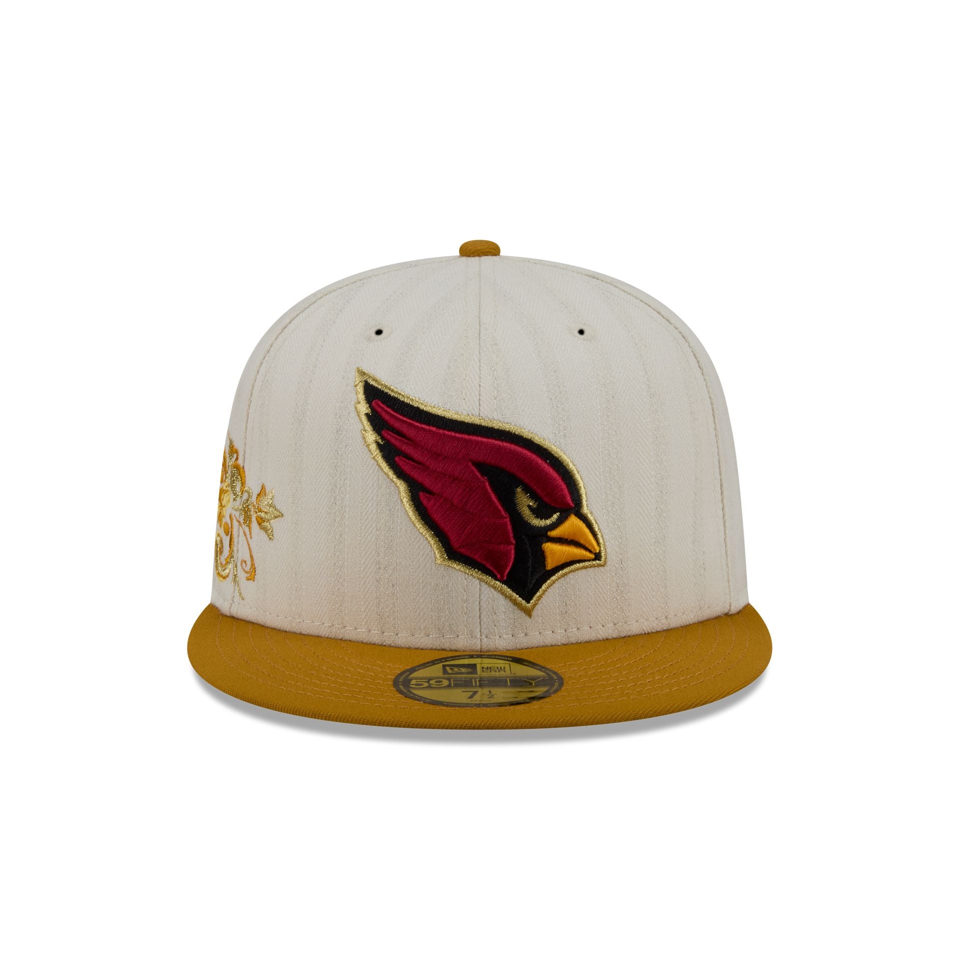 Arizona Cardinals Chrome Herringbone 59FIFTY Fitted Hat - Image 2