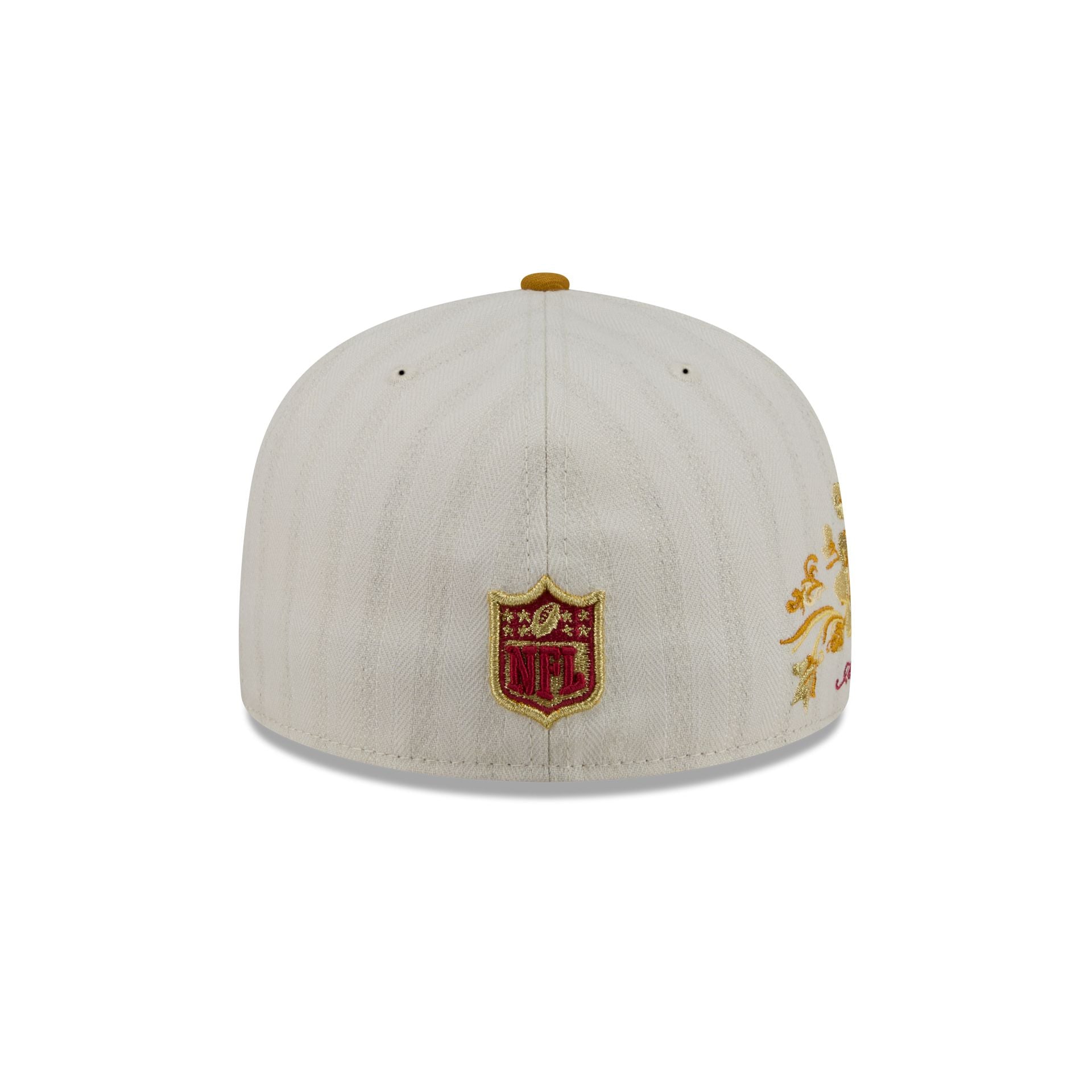 Arizona Cardinals Chrome Herringbone 59FIFTY Fitted Hat - Image 6