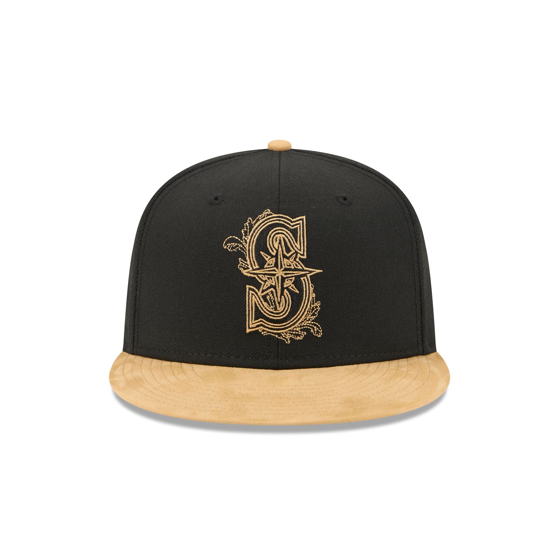 Seattle Mariners Black Wool 59FIFTY Fitted Hat - Image 2