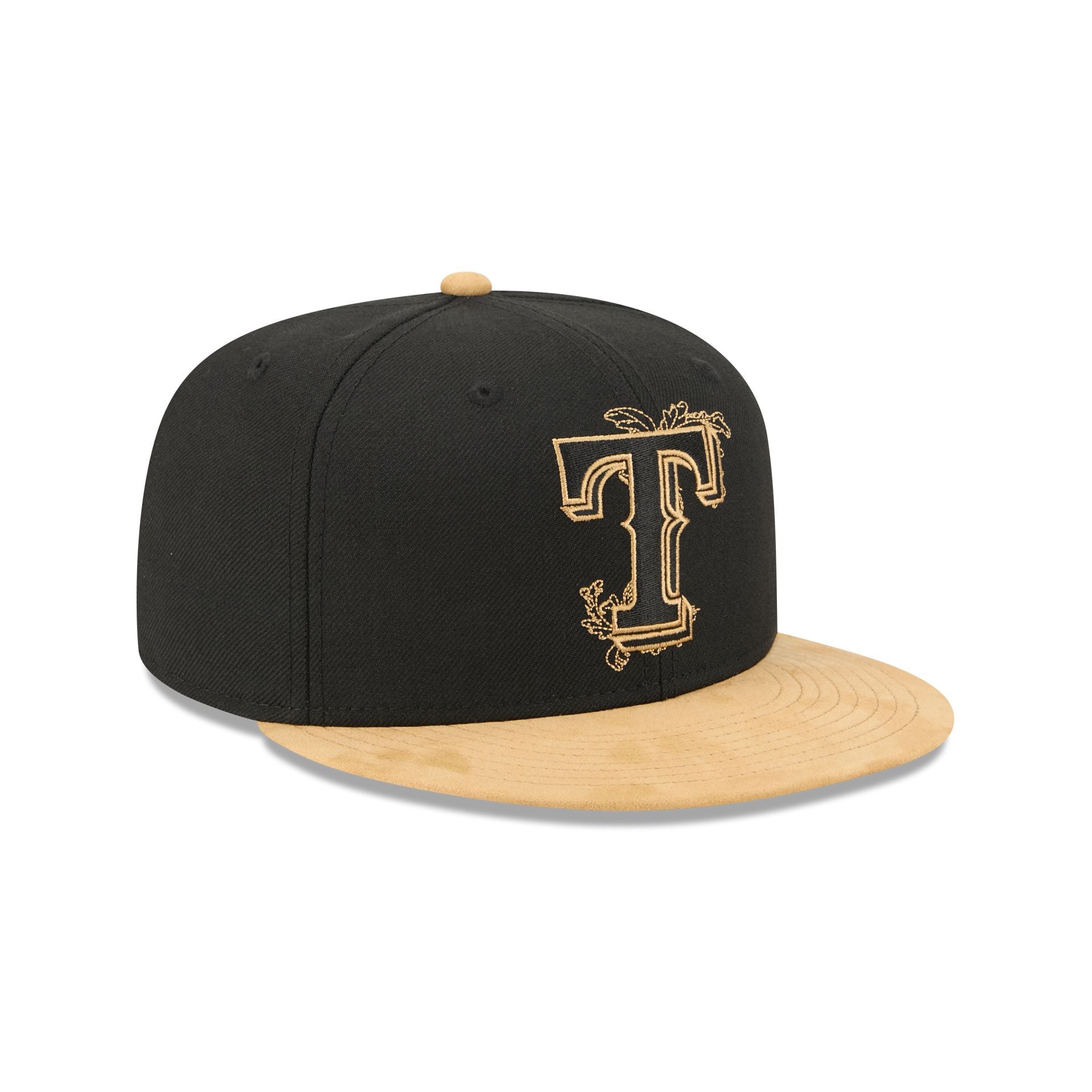 Texas Rangers Black Wool 59FIFTY Fitted Hat - Image 3