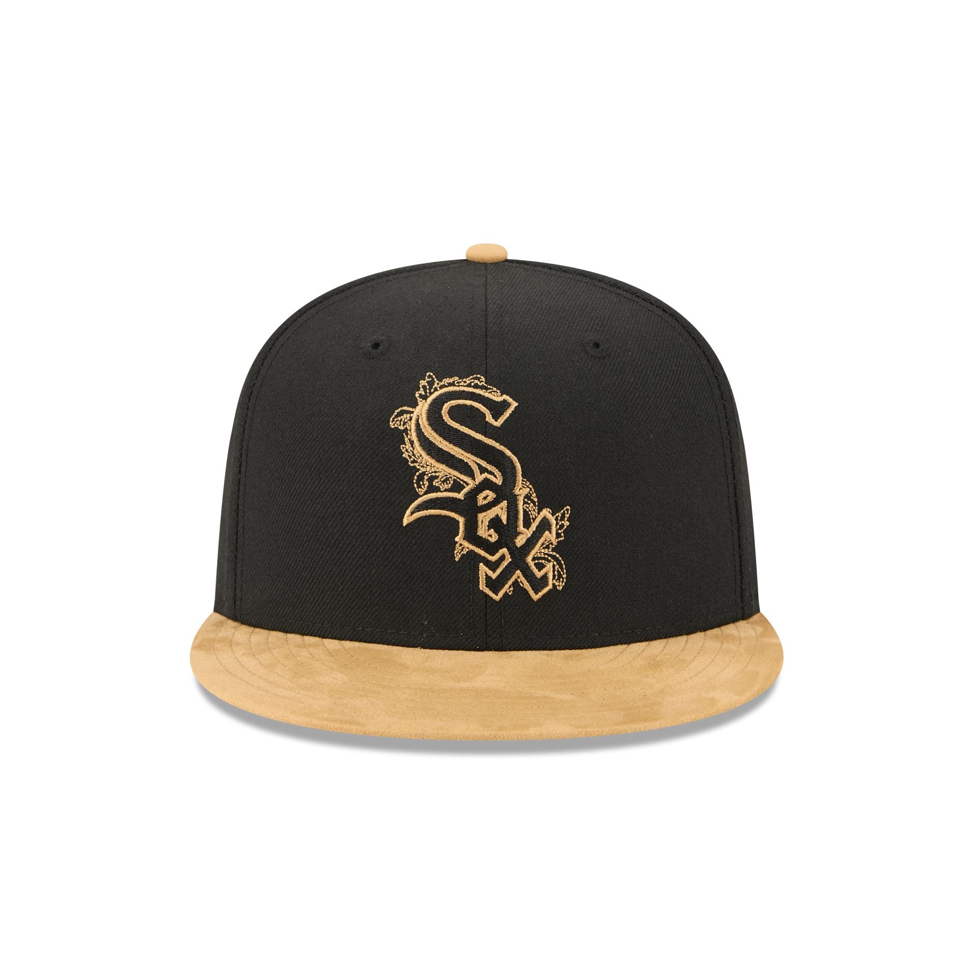 Chicago White Sox Black Wool 59FIFTY Fitted Hat - Image 2