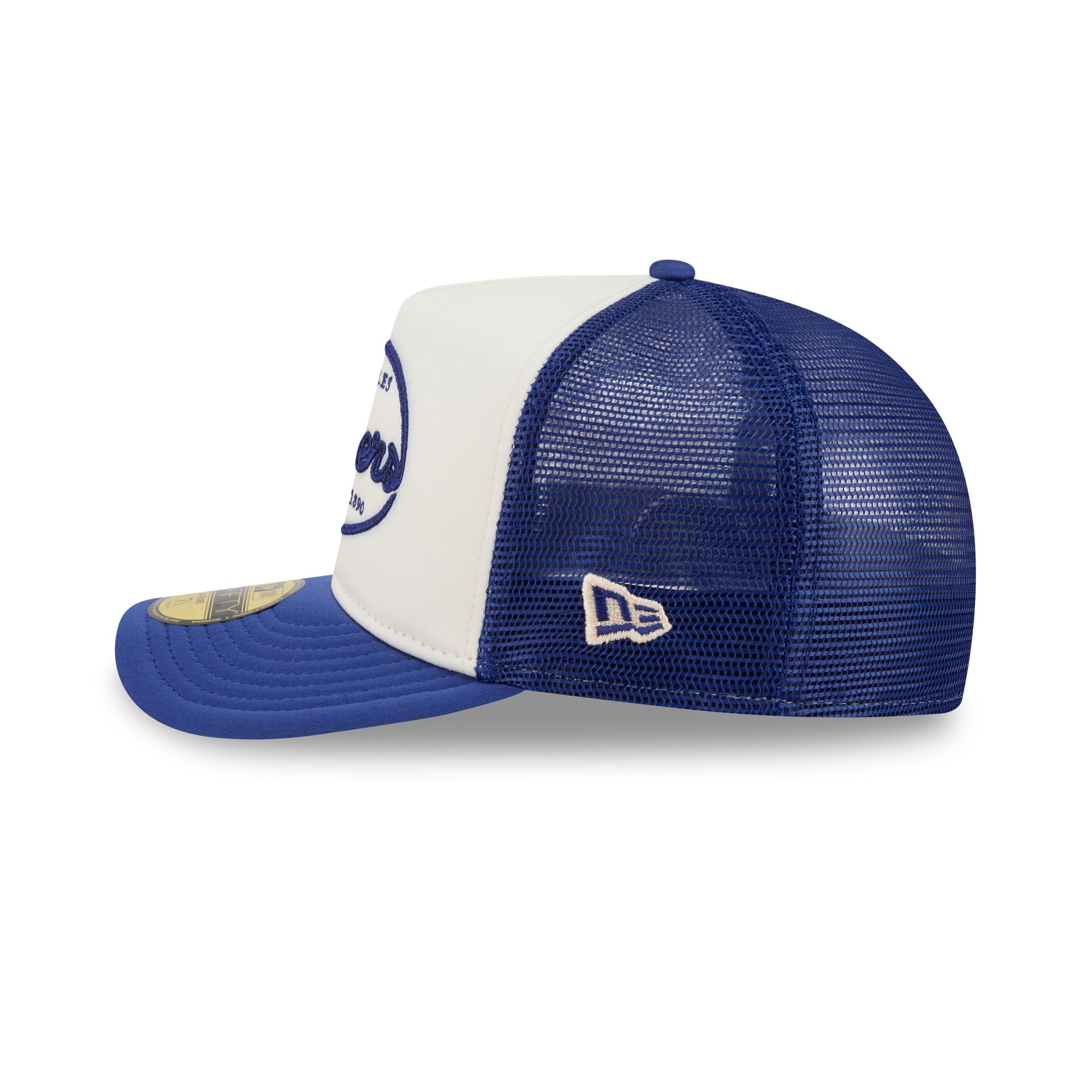 Los Angeles Dodgers Chrome 59FIFTY Fitted Trucker Hat - Image 4
