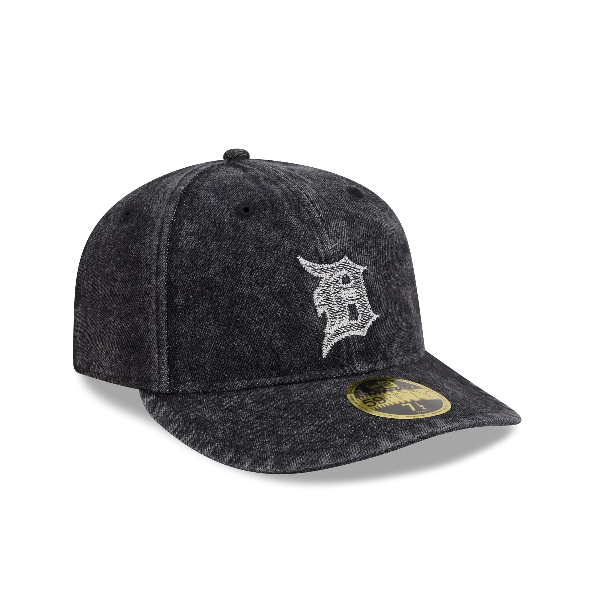 Detroit Tigers Black Denim Low Profile 59FIFTY Fitted Hat - Image 3