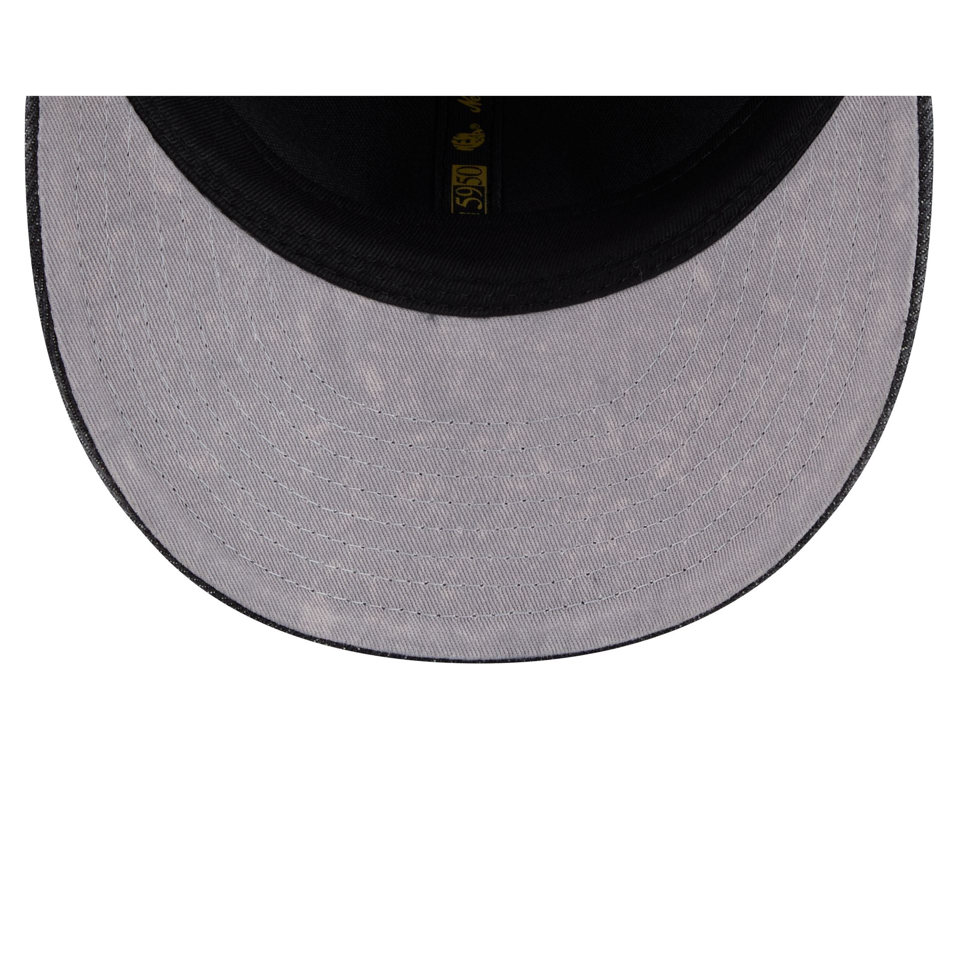 Detroit Tigers Black Denim Low Profile 59FIFTY Fitted Hat - Image 7
