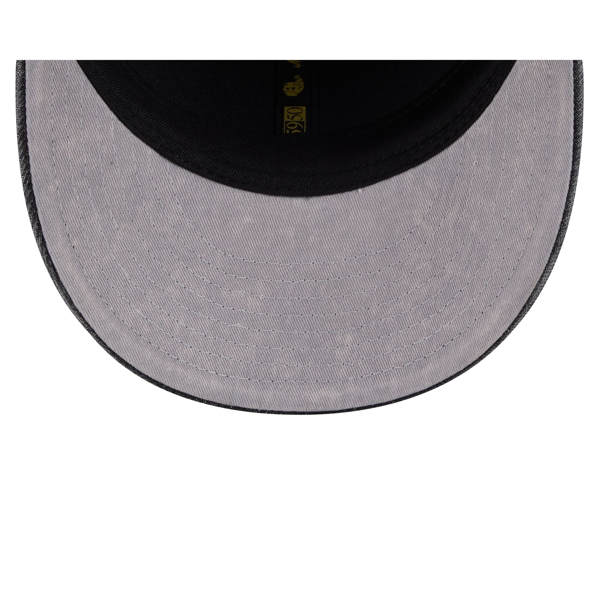 Texas Rangers Black Denim Low Profile 59FIFTY Fitted Hat - Image 7