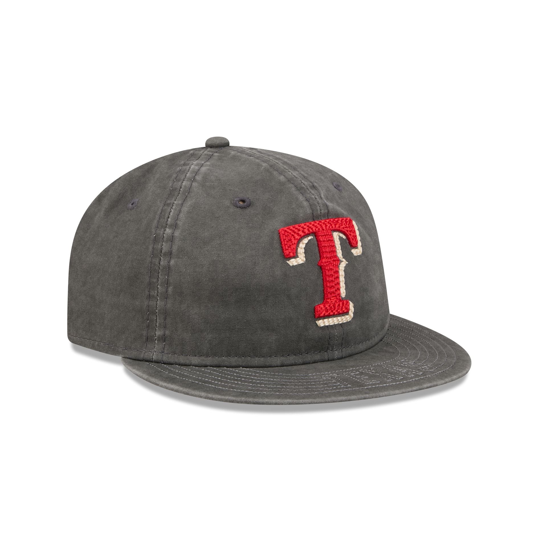 Texas Rangers Visor Stitch Retro Crown 59FIFTY Fitted Hat - Image 3