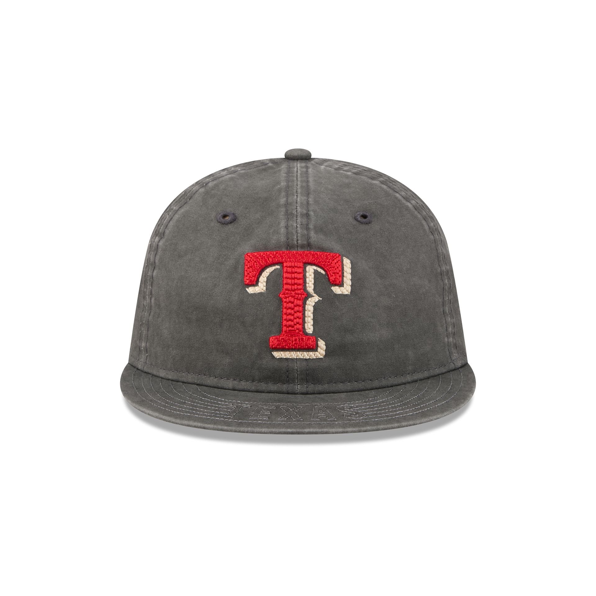 Texas Rangers Visor Stitch Retro Crown 59FIFTY Fitted Hat - Image 2