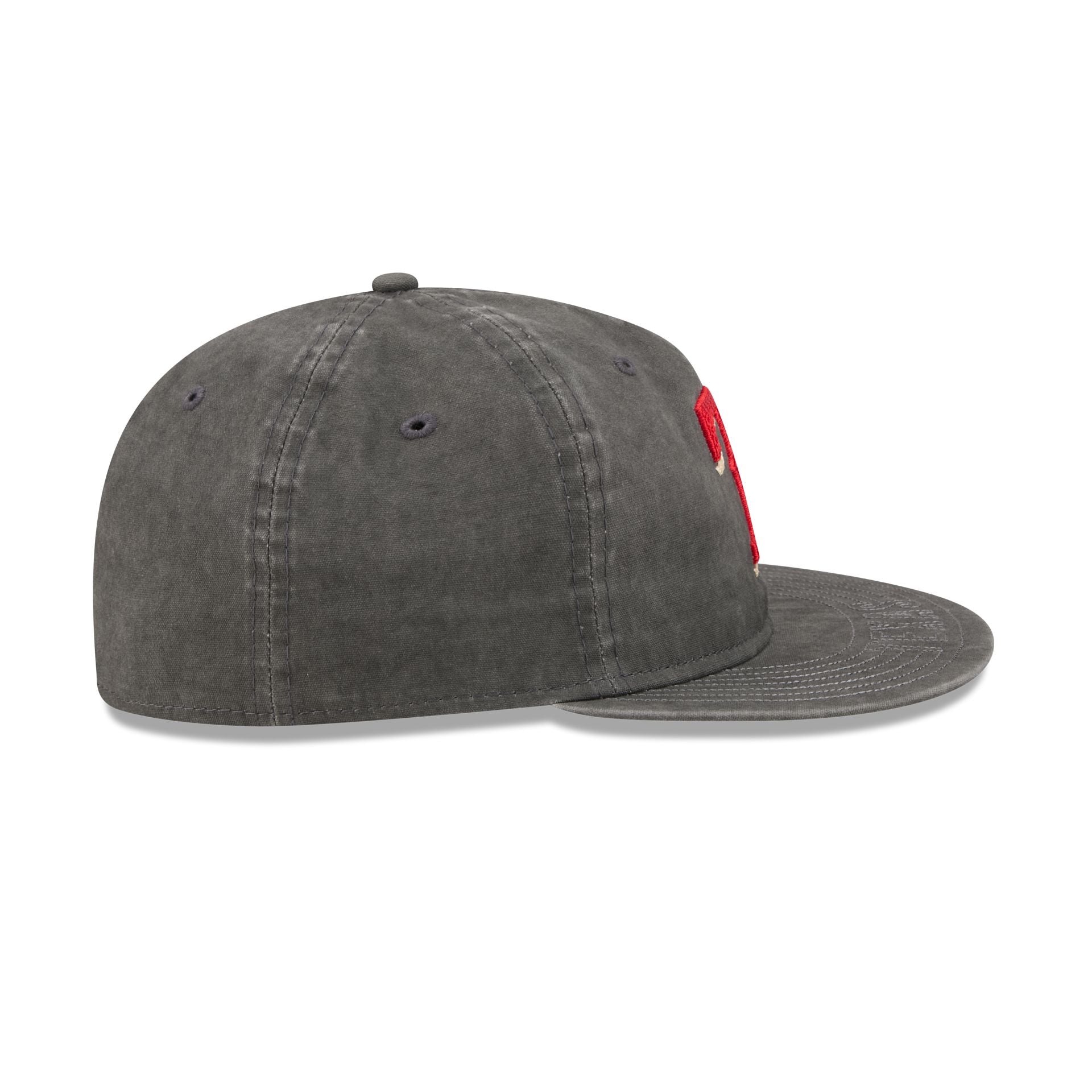 Texas Rangers Visor Stitch Retro Crown 59FIFTY Fitted Hat - Image 5