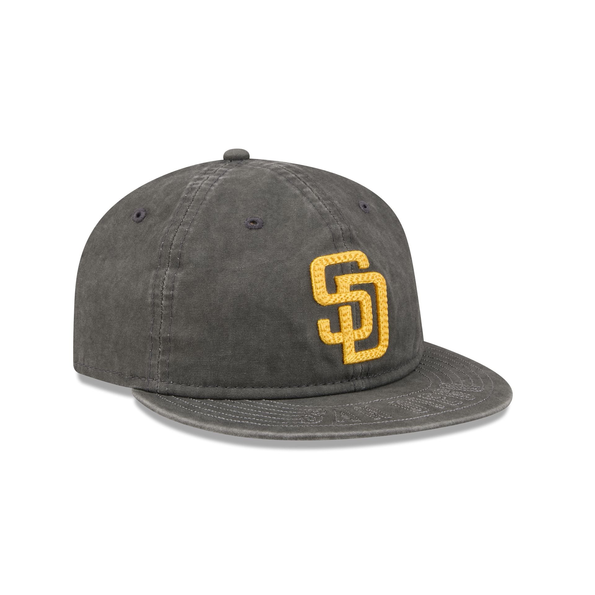 San Diego Padres Visor Stitch Retro Crown 59FIFTY Fitted Hat - Image 3