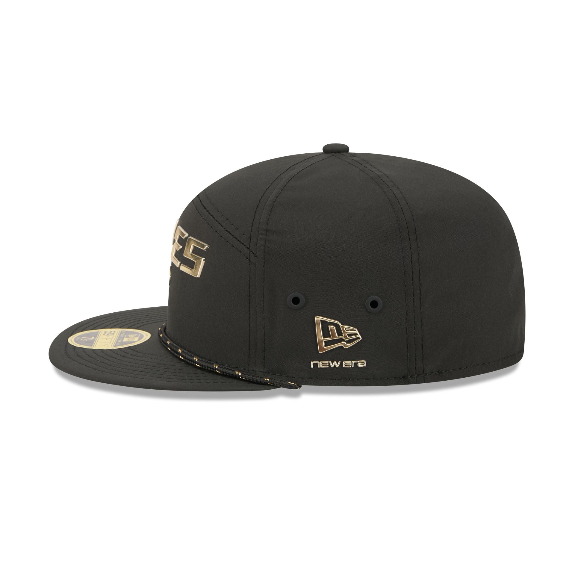 Philadelphia Eagles Gold Logo Rope Split Panel 59FIFTY Fitted Hat - Image 4