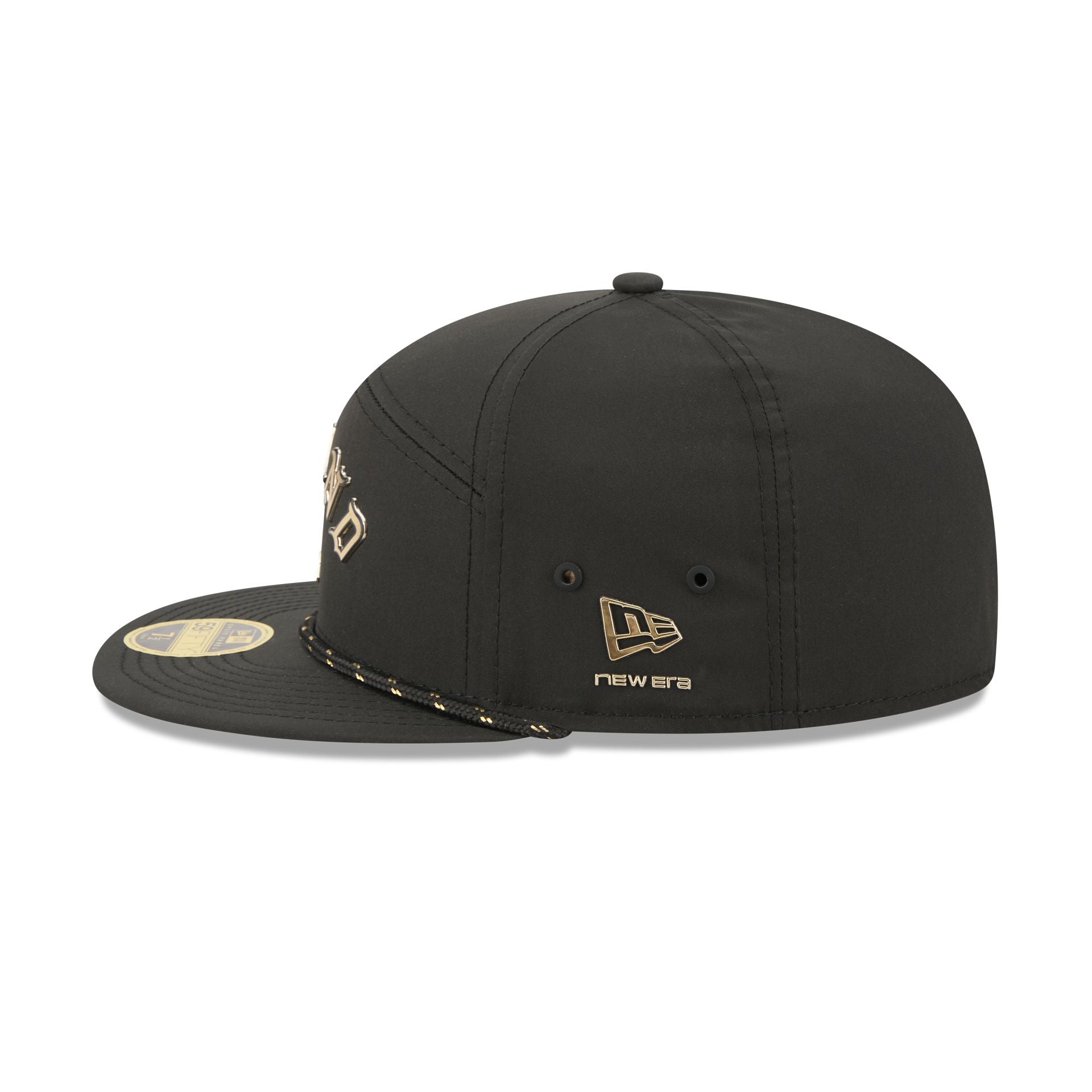 Athletics Gold Logo Rope Split Panel 59FIFTY Fitted Hat - Image 4