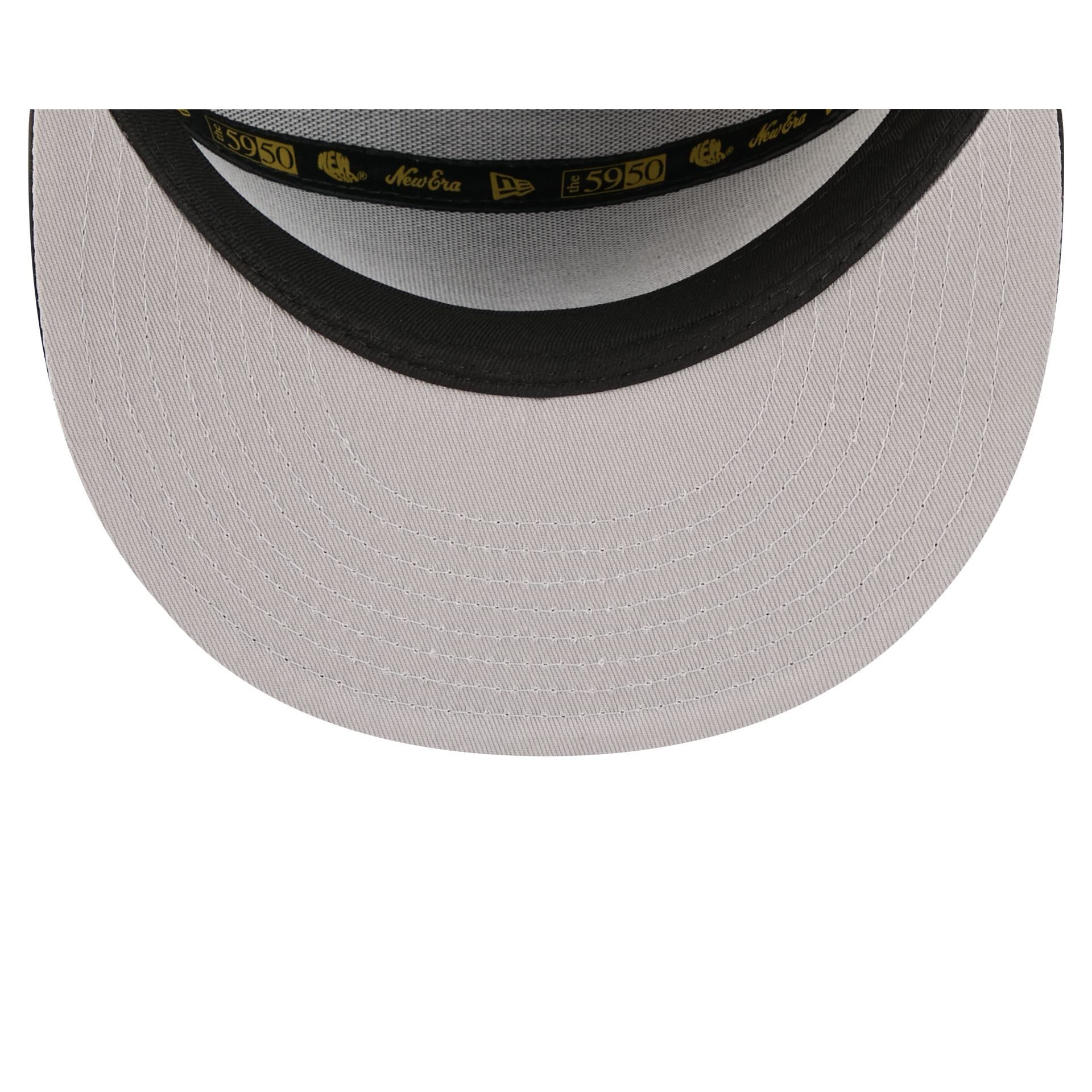 Los Angeles Dodgers Gold Logo Rope Split Panel 59FIFTY Fitted Hat - Image 7