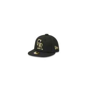 Colorado Rockies Gold Logo Mini 59FIFTY Fitted Hat