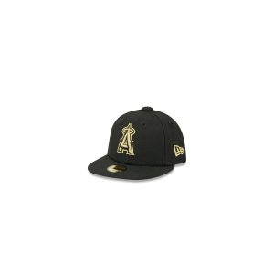 Los Angeles Angels Gold Logo Mini 59FIFTY Fitted Hat